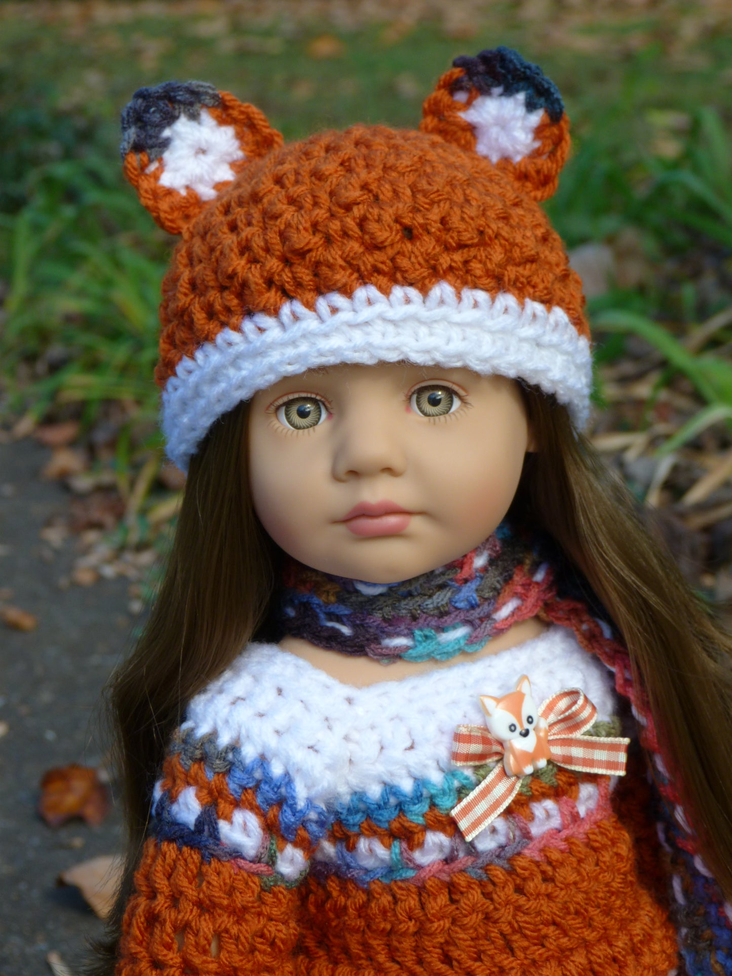 Cozy Fall Fox Outfit Handmade to fit 19.5 Inch Gotz Happy Kidz Doll