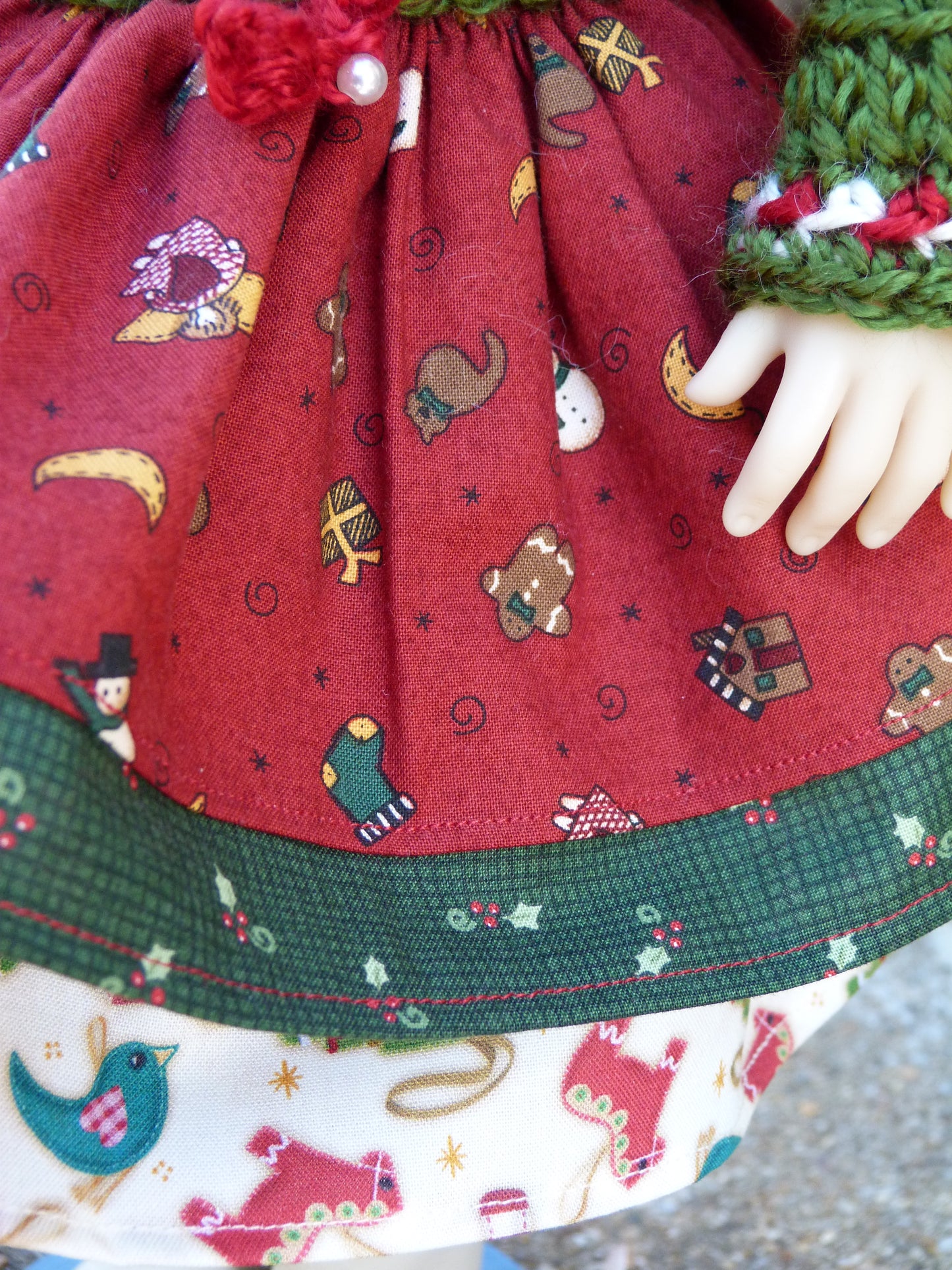 Christmas Sweets Outfit Handmade to fit 20 in. Maru and Friends Doll