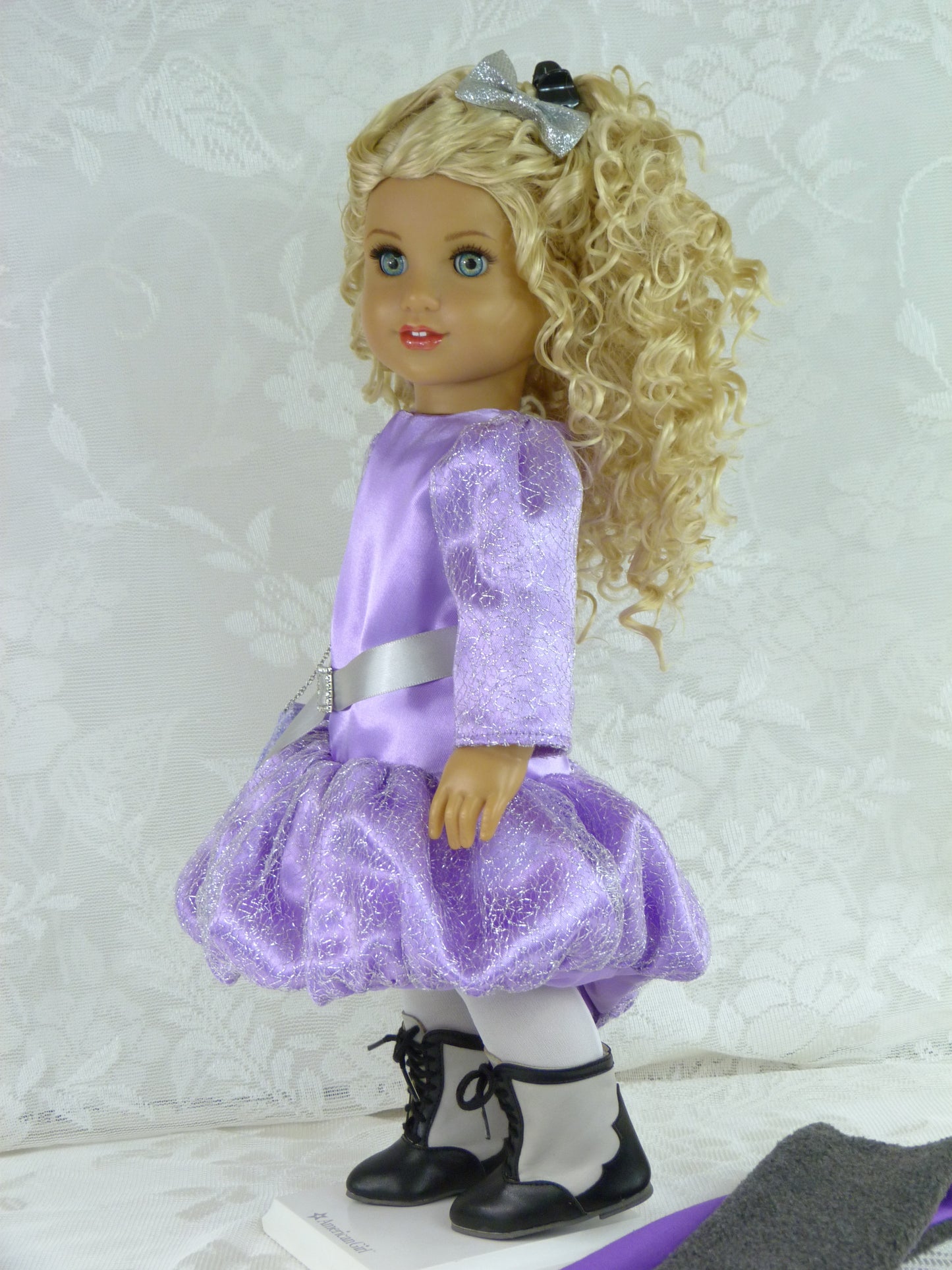 1980s New Year's Eve Party Outfit - Bubble Dress for 18 Inch Doll