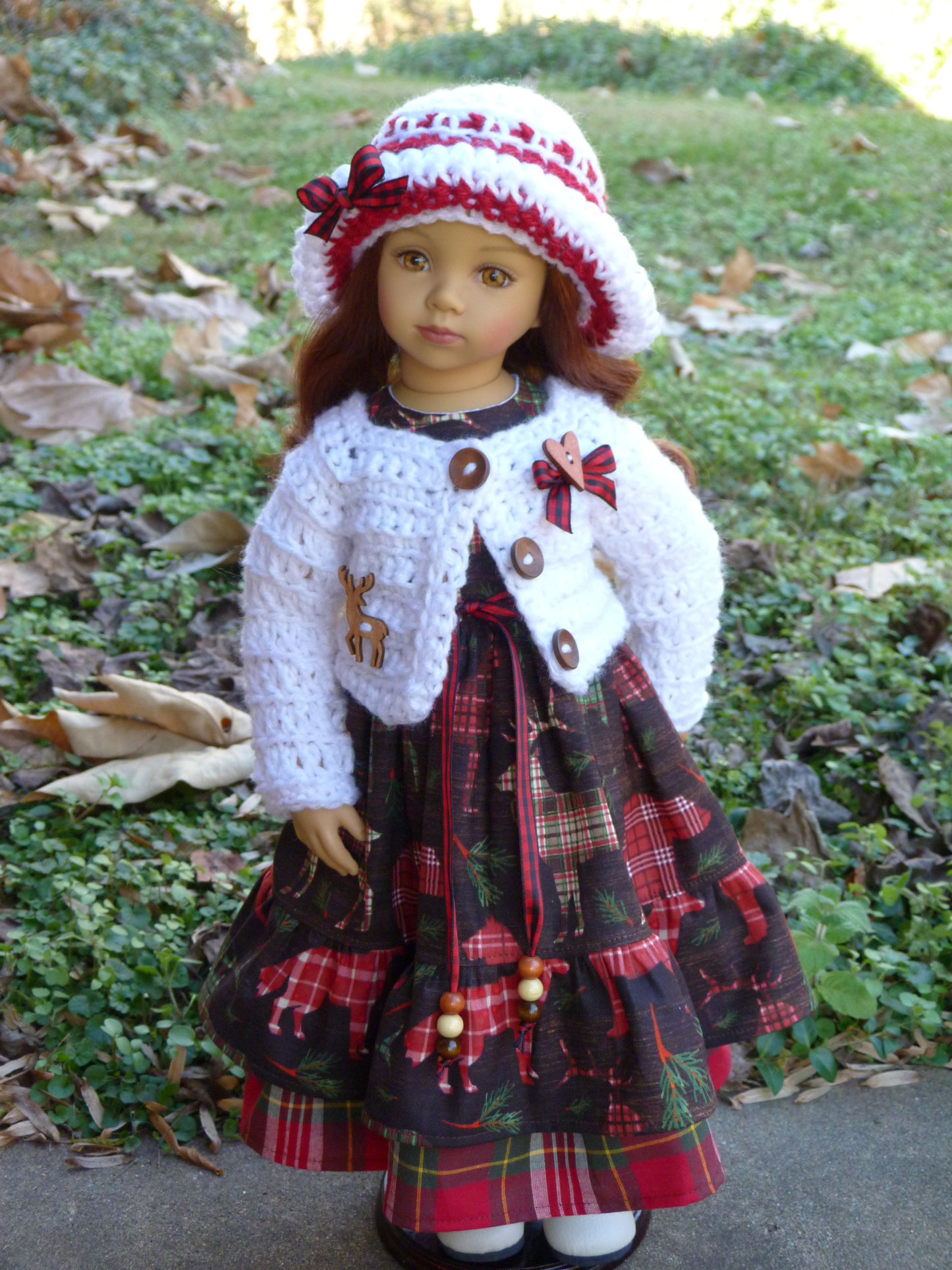 Winter Woodland Outfit Handmade to fit 20 Inch Maru and Friends Doll