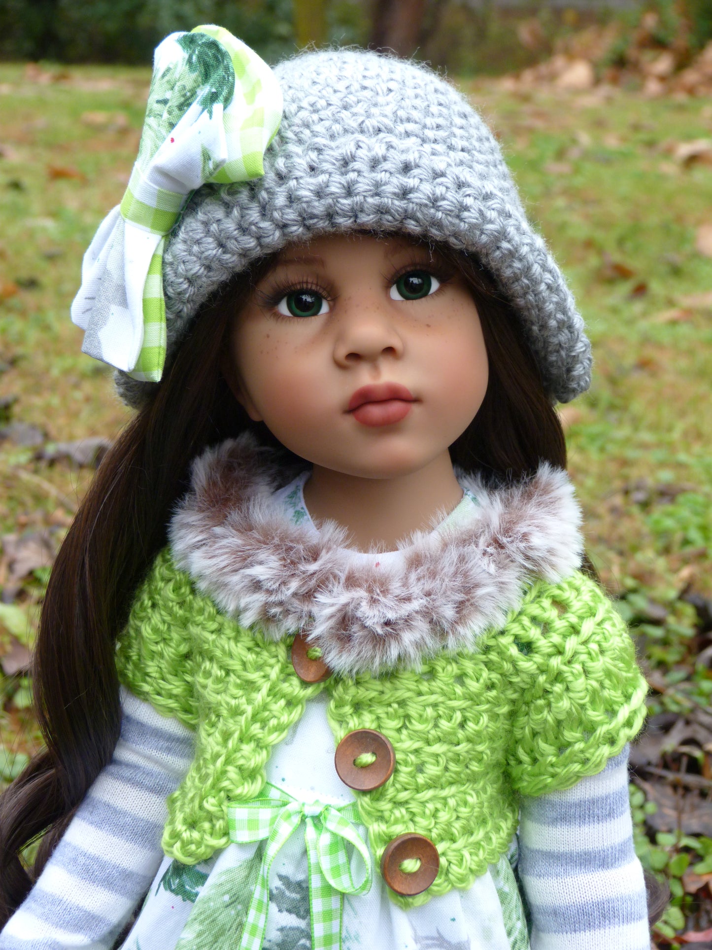 Winter Woodland Outfit Handmade to fit 19.5 Inch Gotz Happy Kidz Doll