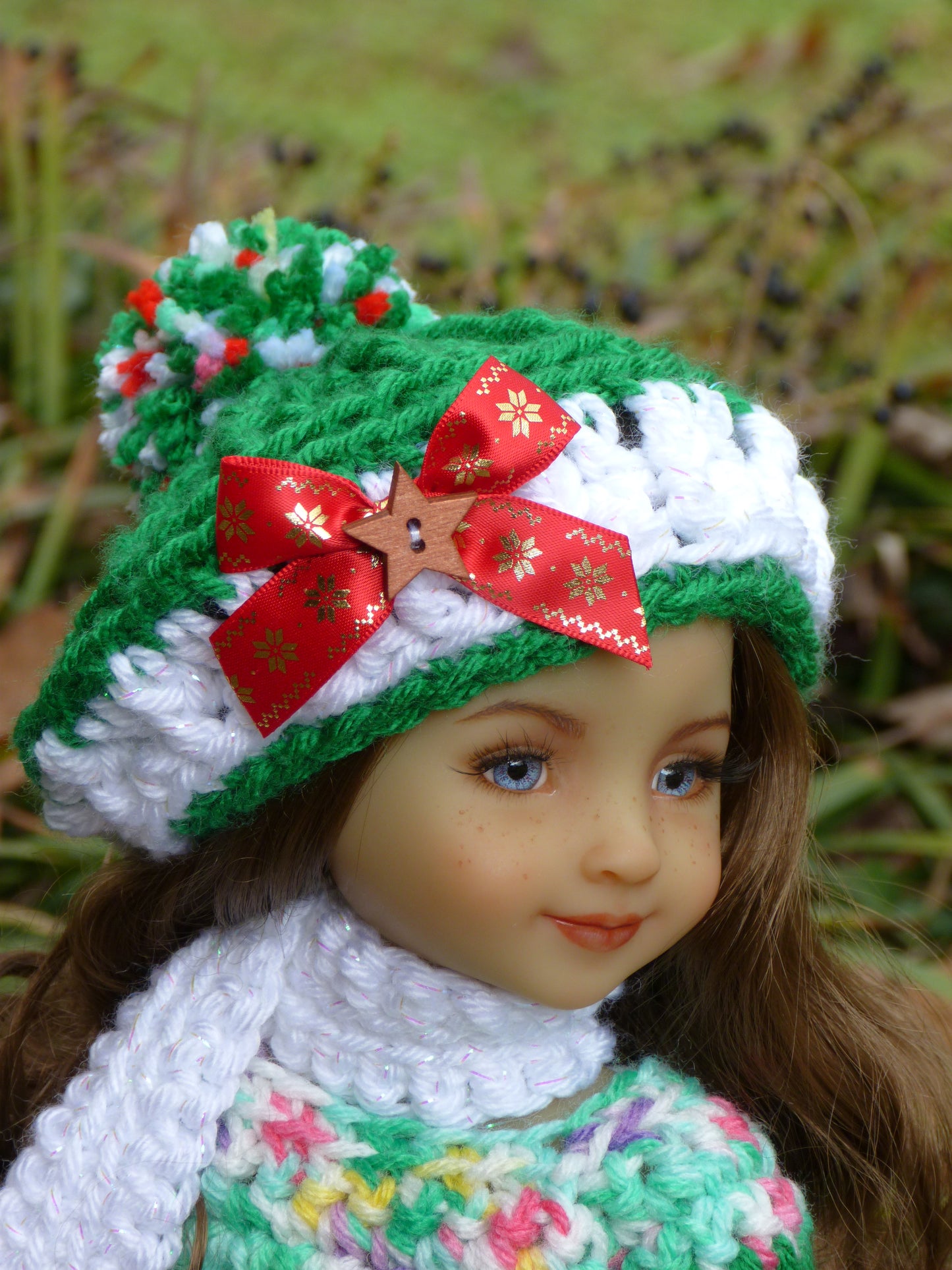 Santa's Helpers Christmas Outfit Handmade to fit 14.5 Inch Ruby Red Fashion Friends Doll