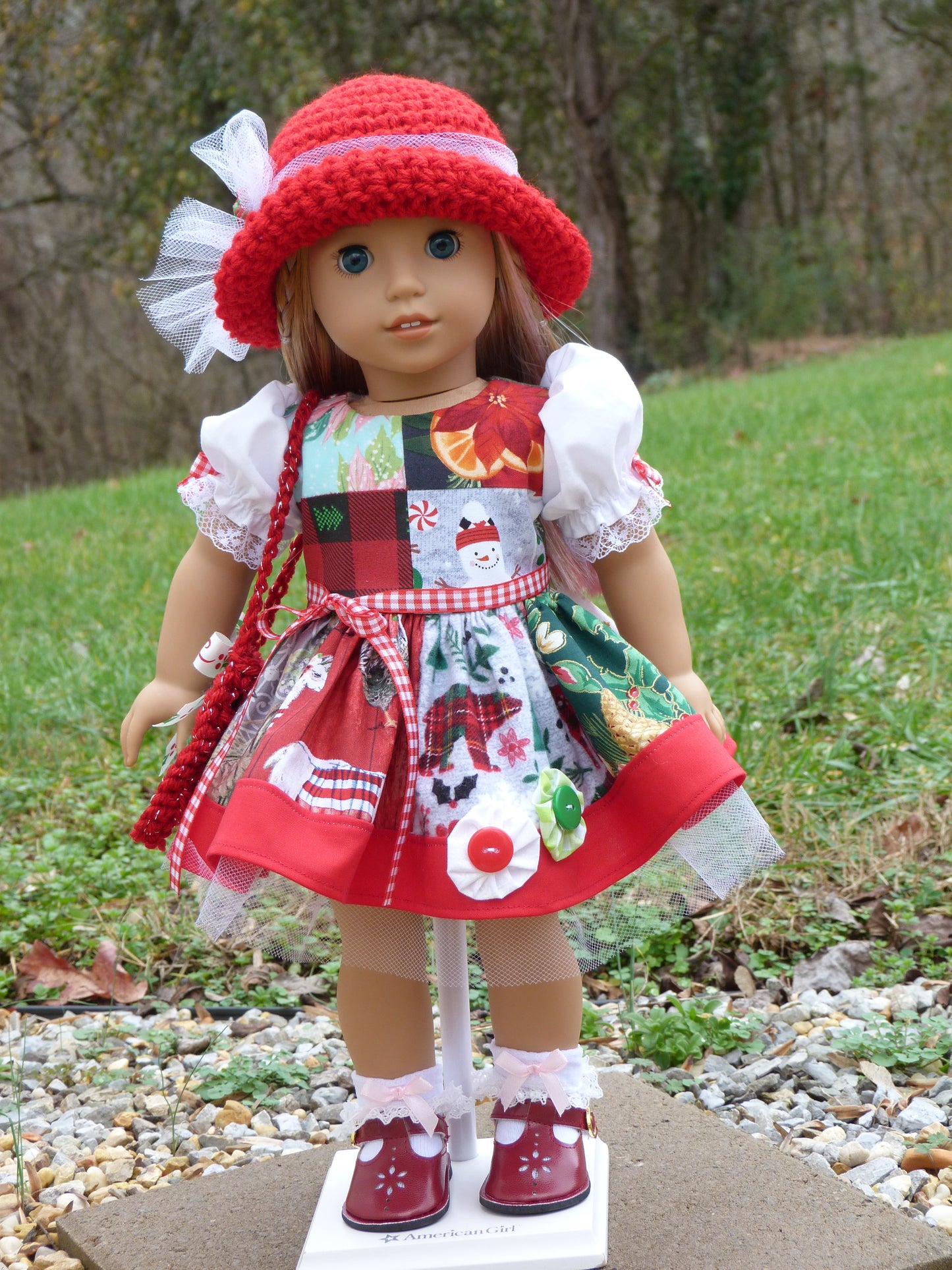 Christmas Outfit for 18 Inch Doll