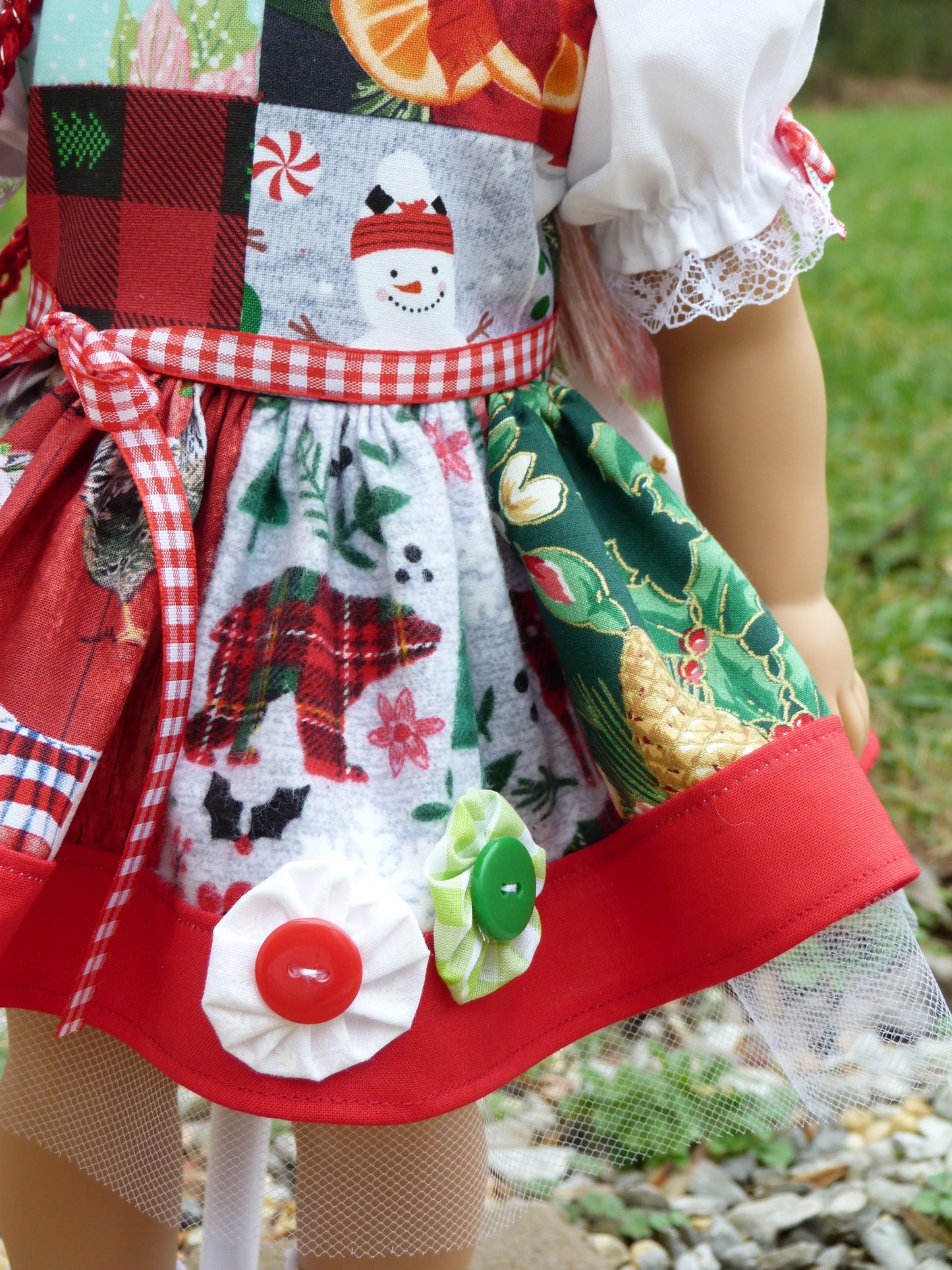 Christmas Outfit for 18 Inch Doll