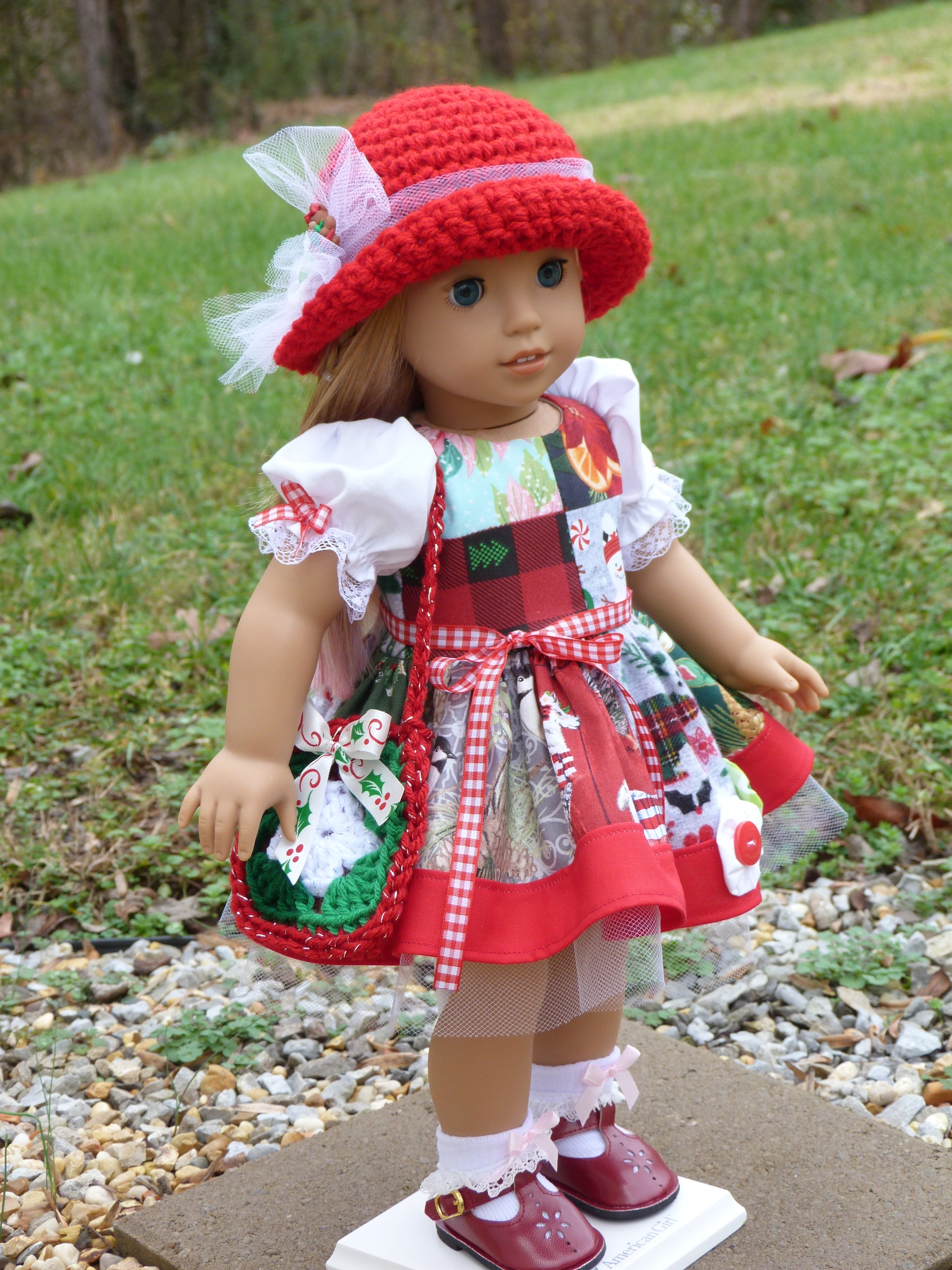 Christmas Outfit for 18 Inch Doll – American Doll Dreams Christmas Outfit for 18 Inch Doll – American Doll Dreams