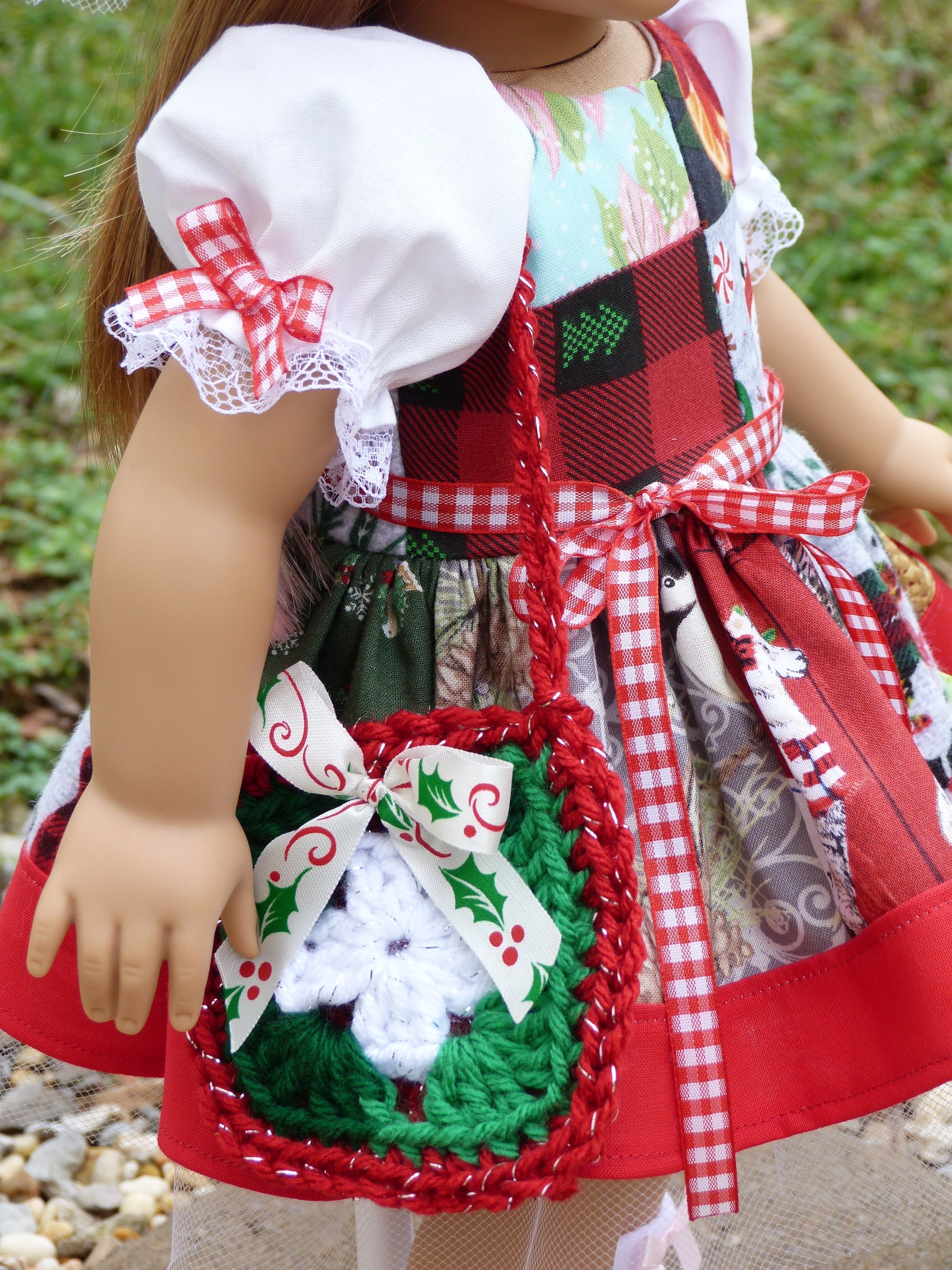 doll christmas dress Amazon.com: Doll Clothes 18 inch Santa Christmas Dress Outfit Fits 18 Inches Dolls (Dress, Hat, Blet, Stockings) : Toys & Games