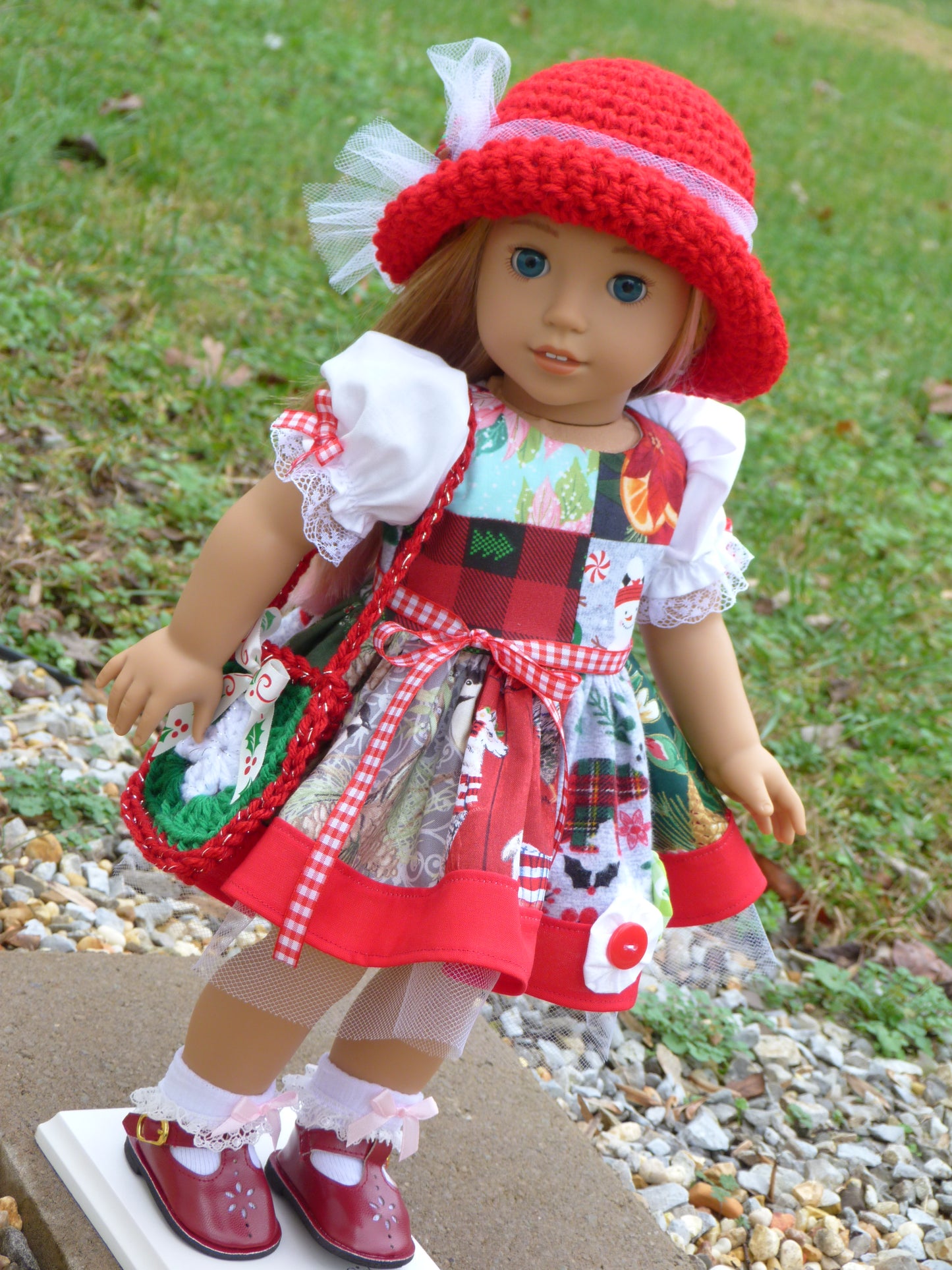 Christmas Outfit for 18 Inch Doll