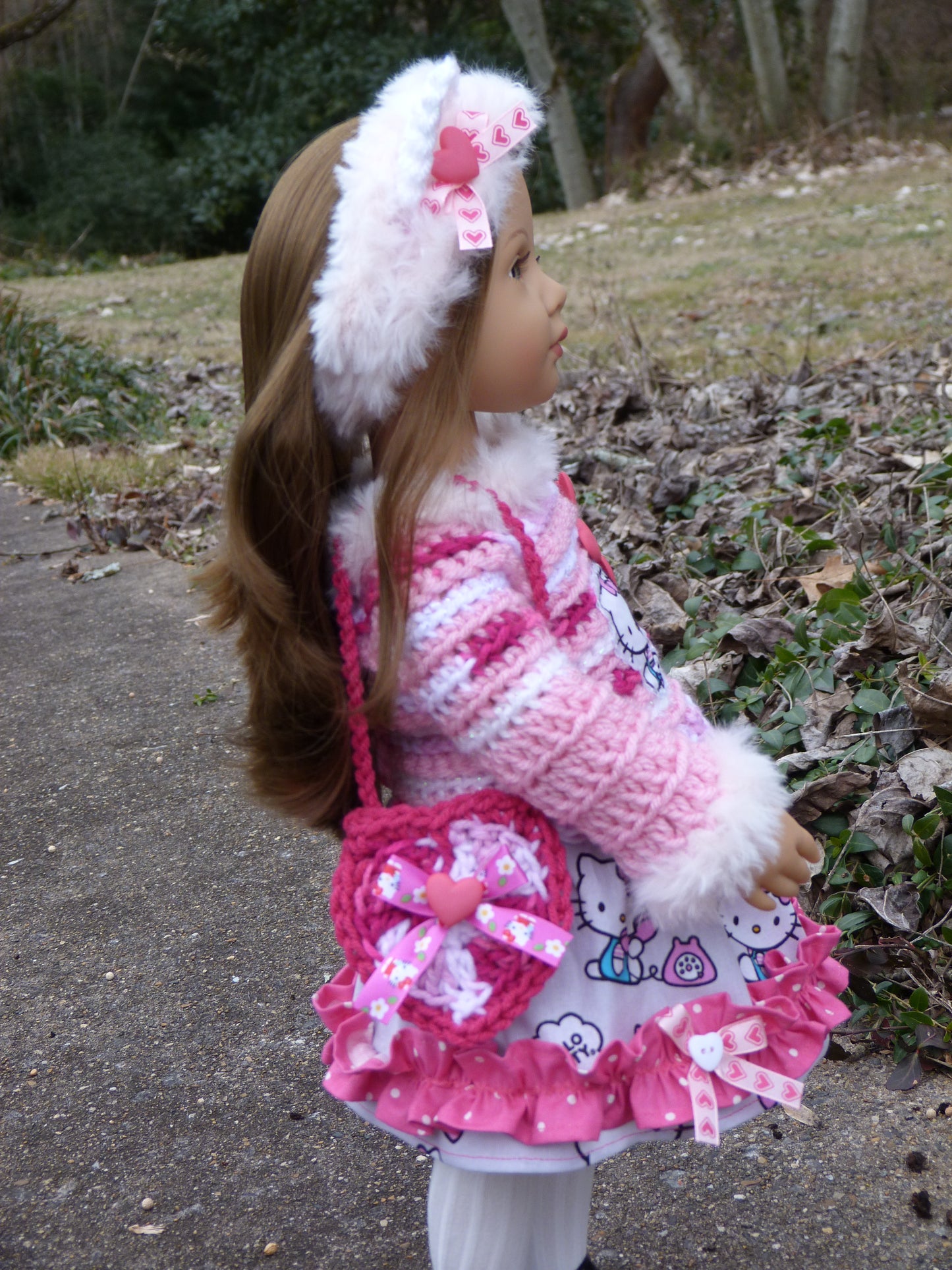Valentine's Day Outfit Handmade to fit 18 Inch BB Meadowdoll