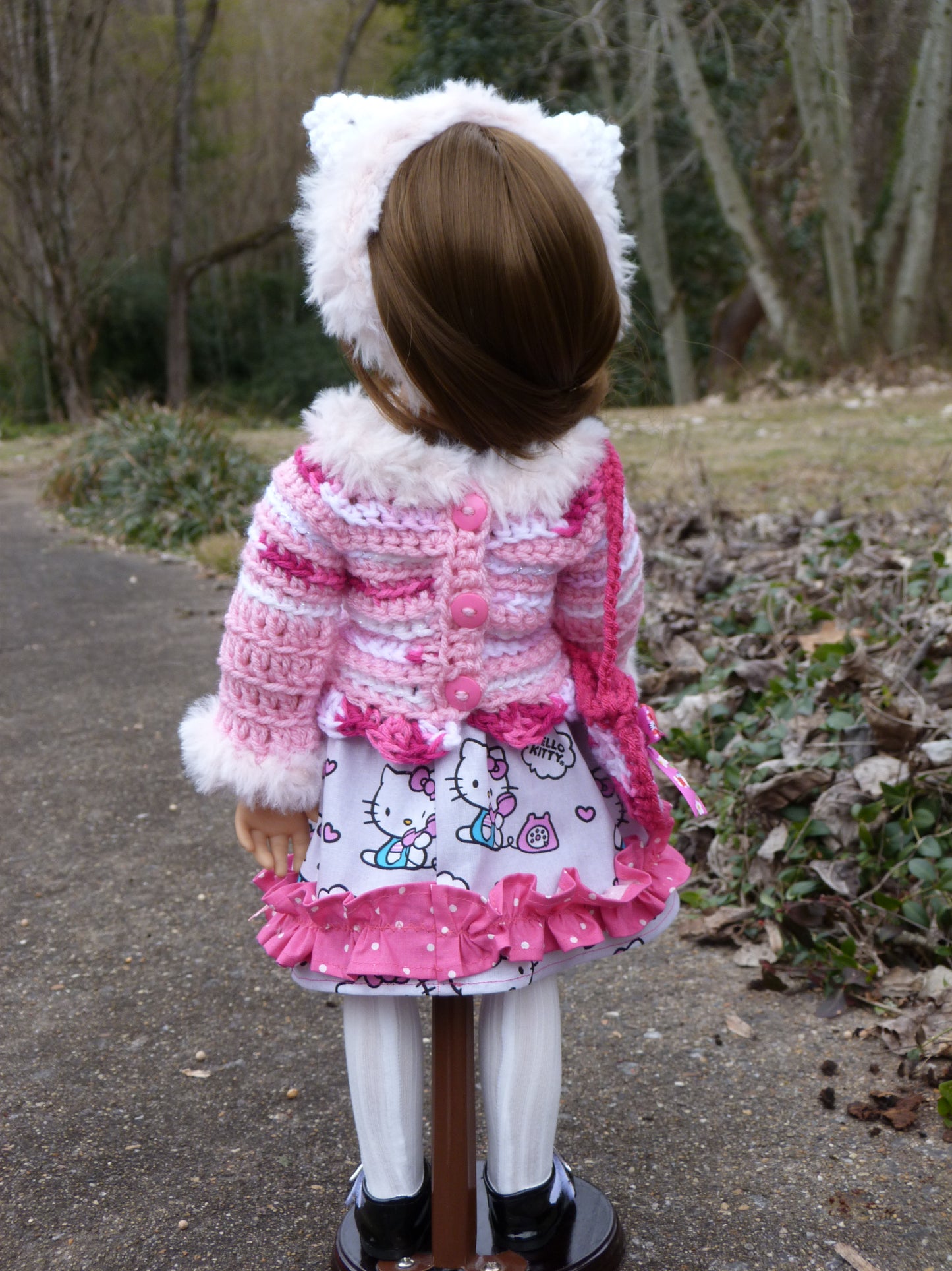 Valentine's Day Outfit Handmade to fit 18 Inch BB Meadowdoll