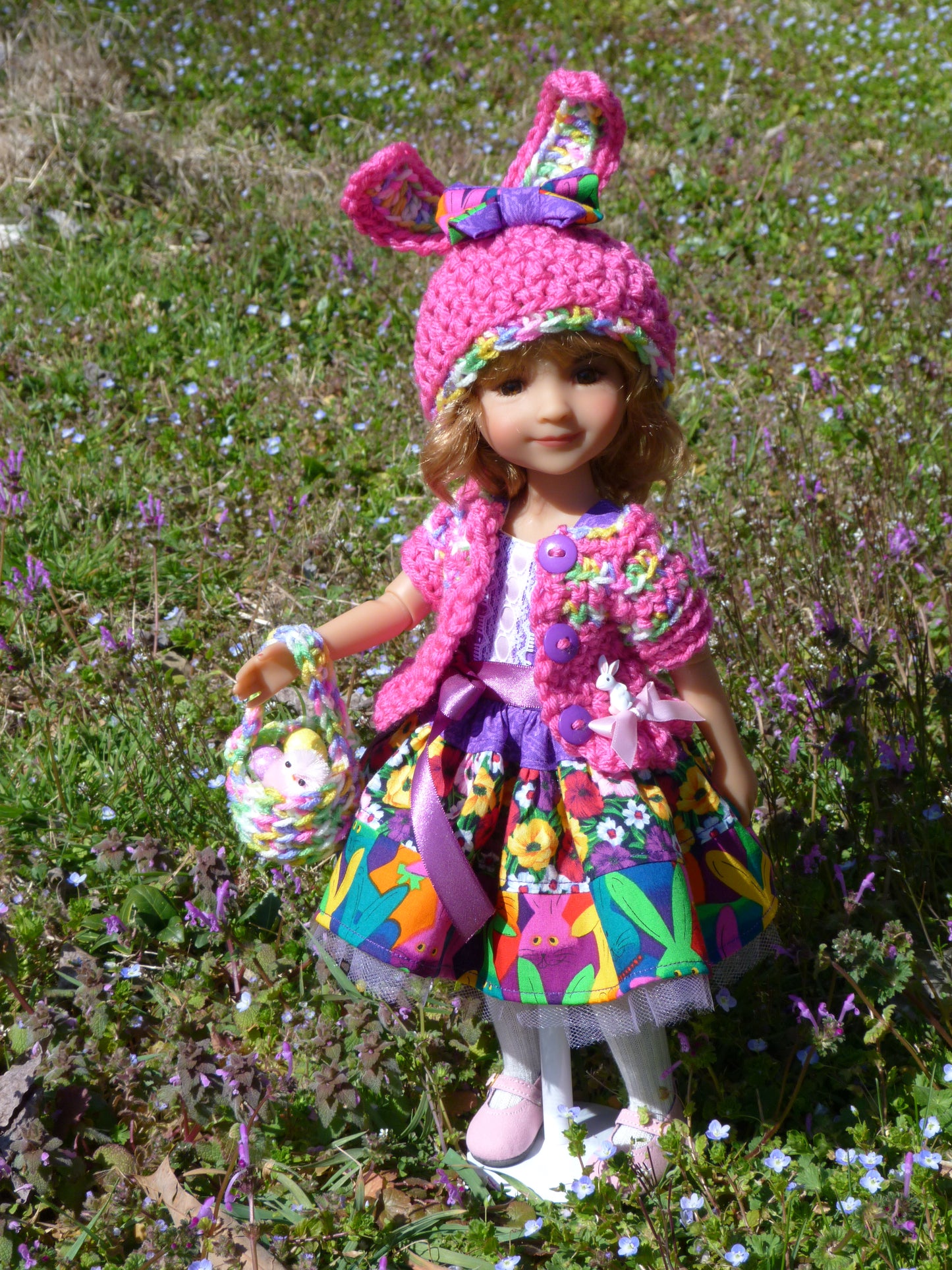 Bright Easter Outfit Handmade to fit 14.5 Inch Ruby Red Fashion Friends Doll