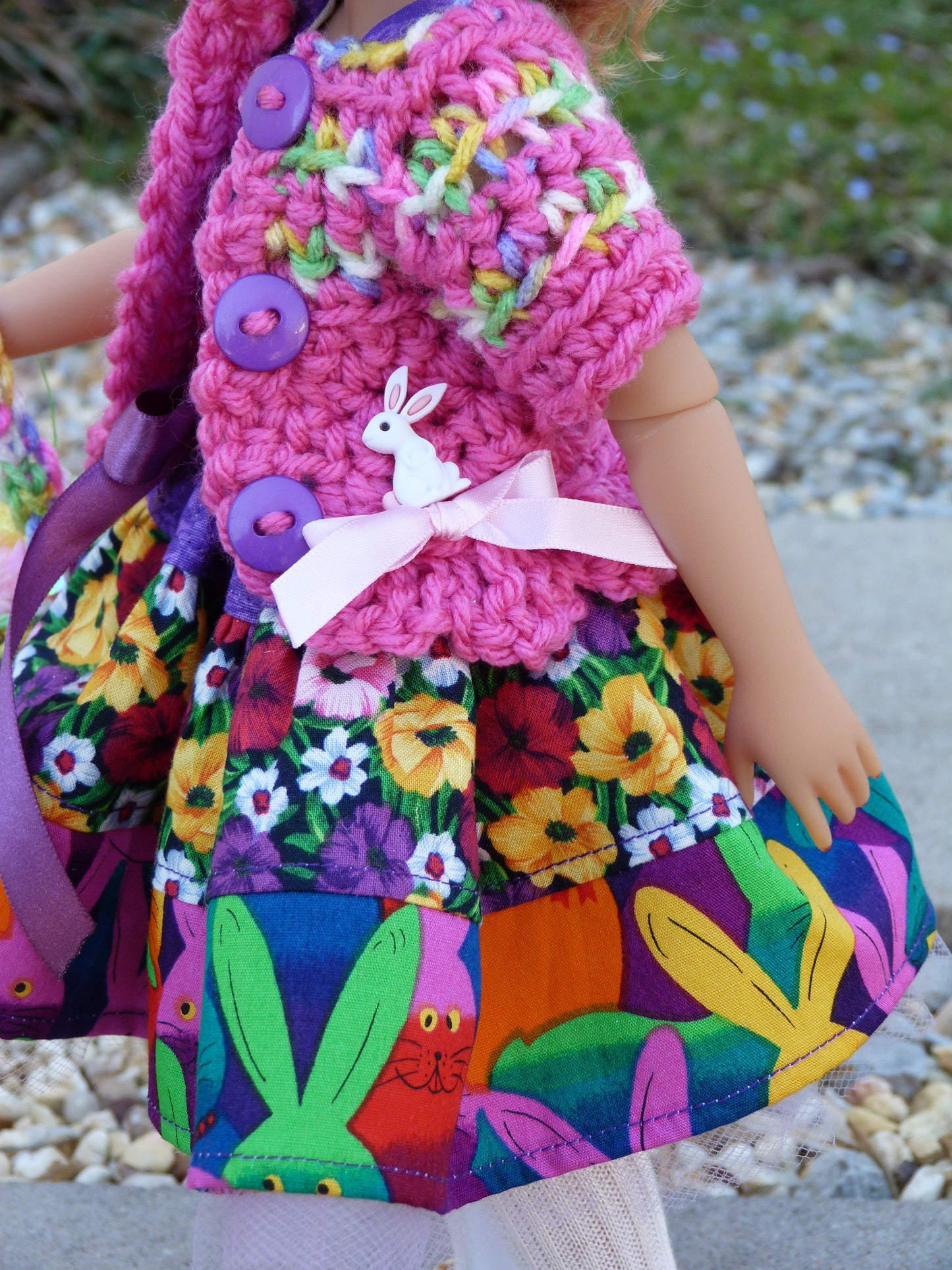 Bright Easter Outfit Handmade to fit 14.5 Inch Ruby Red Fashion Friends Doll