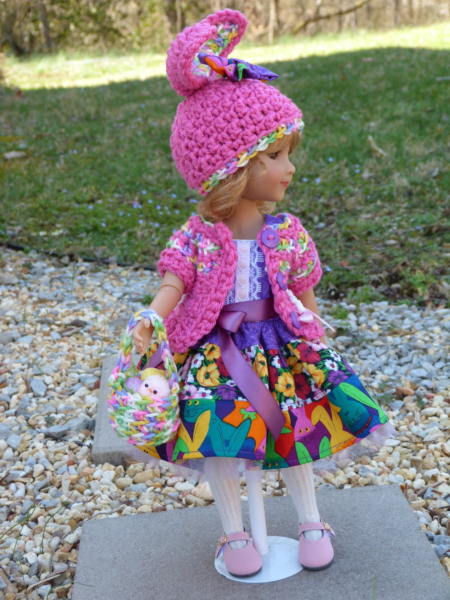 Bright Easter Outfit Handmade to fit 14.5 Inch Ruby Red Fashion Friends Doll