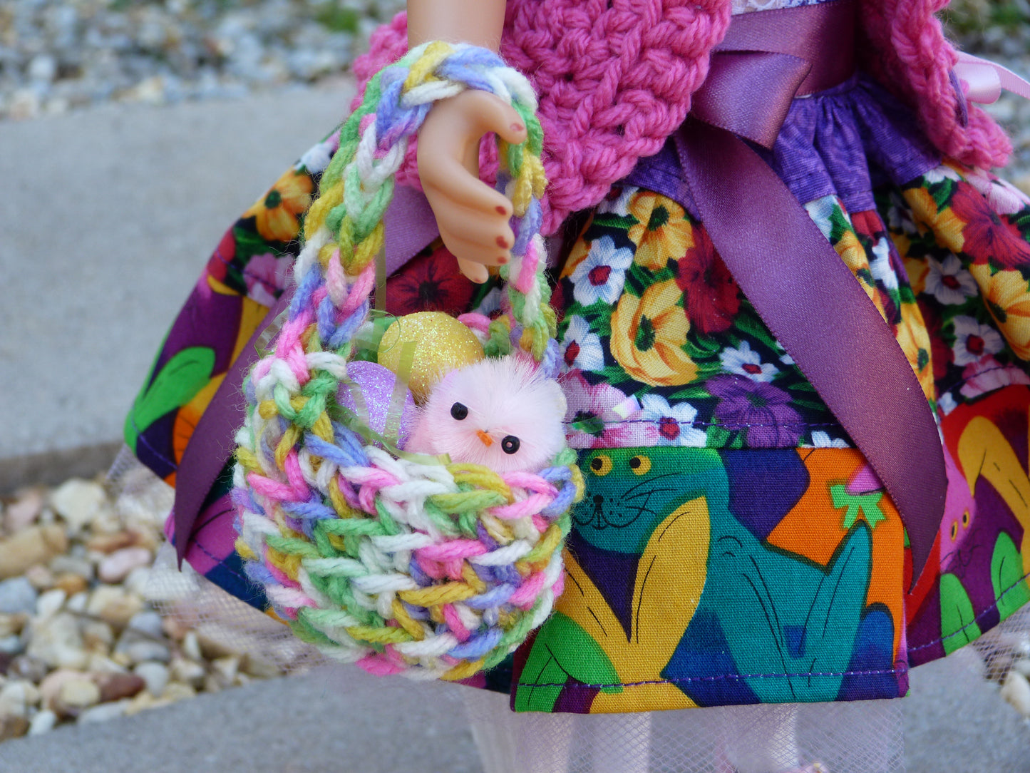 Bright Easter Outfit Handmade to fit 14.5 Inch Ruby Red Fashion Friends Doll