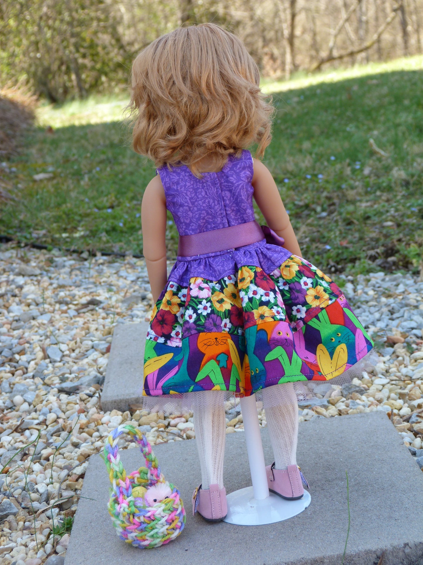 Bright Easter Outfit Handmade to fit 14.5 Inch Ruby Red Fashion Friends Doll