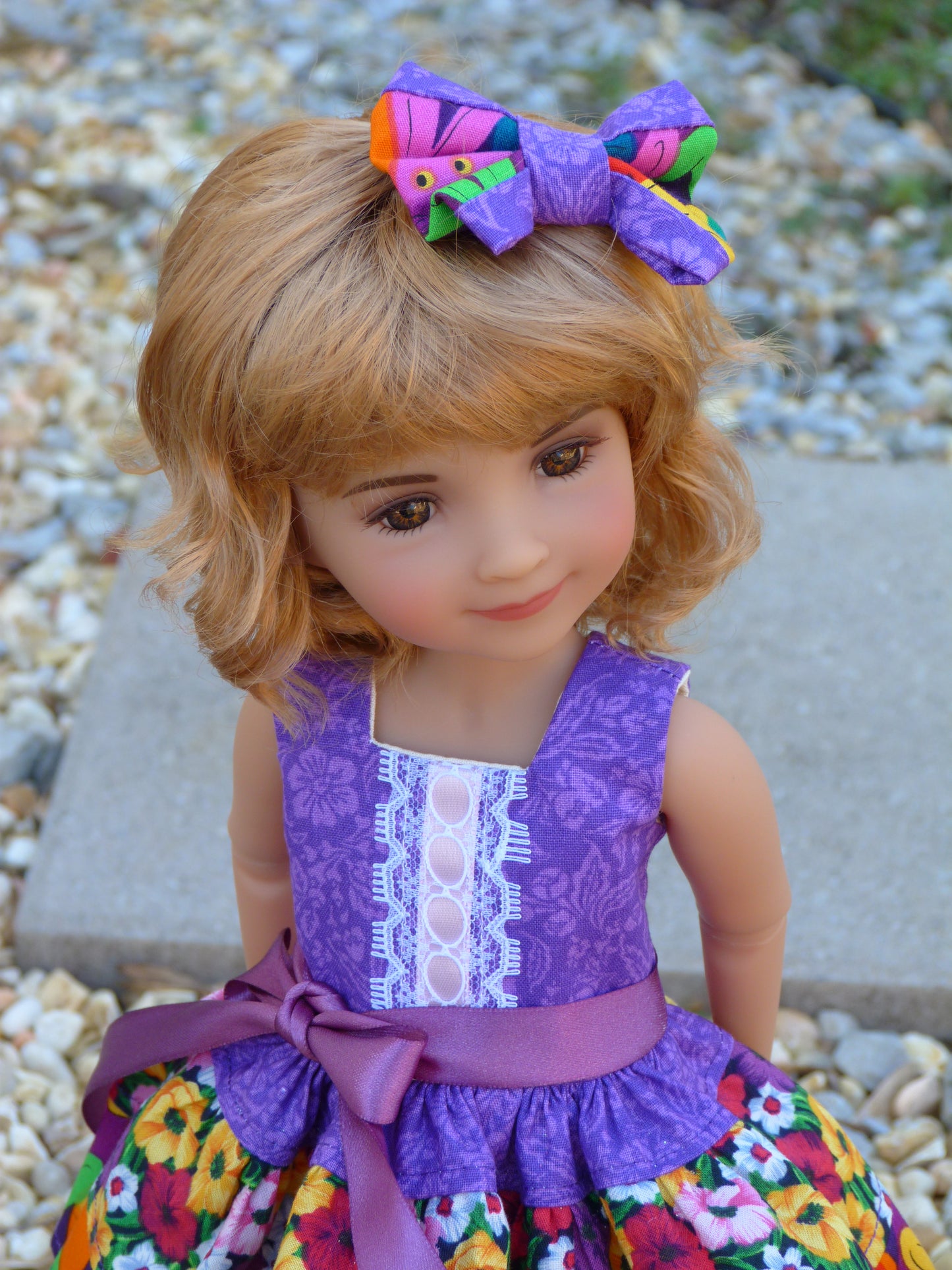 Bright Easter Outfit Handmade to fit 14.5 Inch Ruby Red Fashion Friends Doll