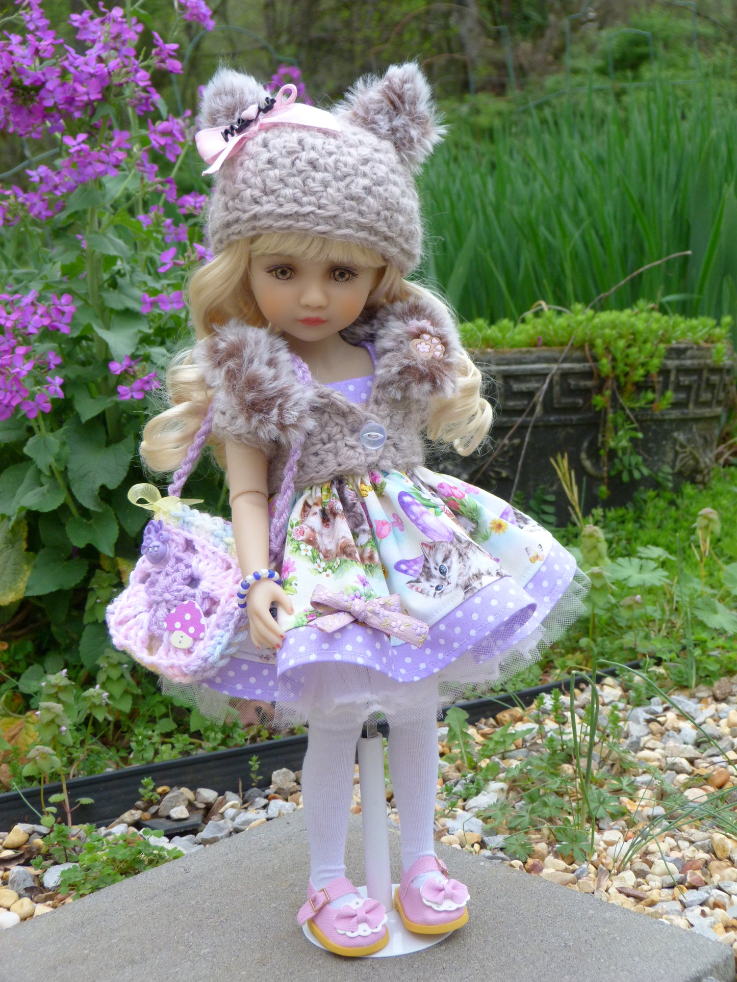 Spring Kitten Outfit Handmade to fit 14.5 Inch Ruby Red Fashion Friends Doll