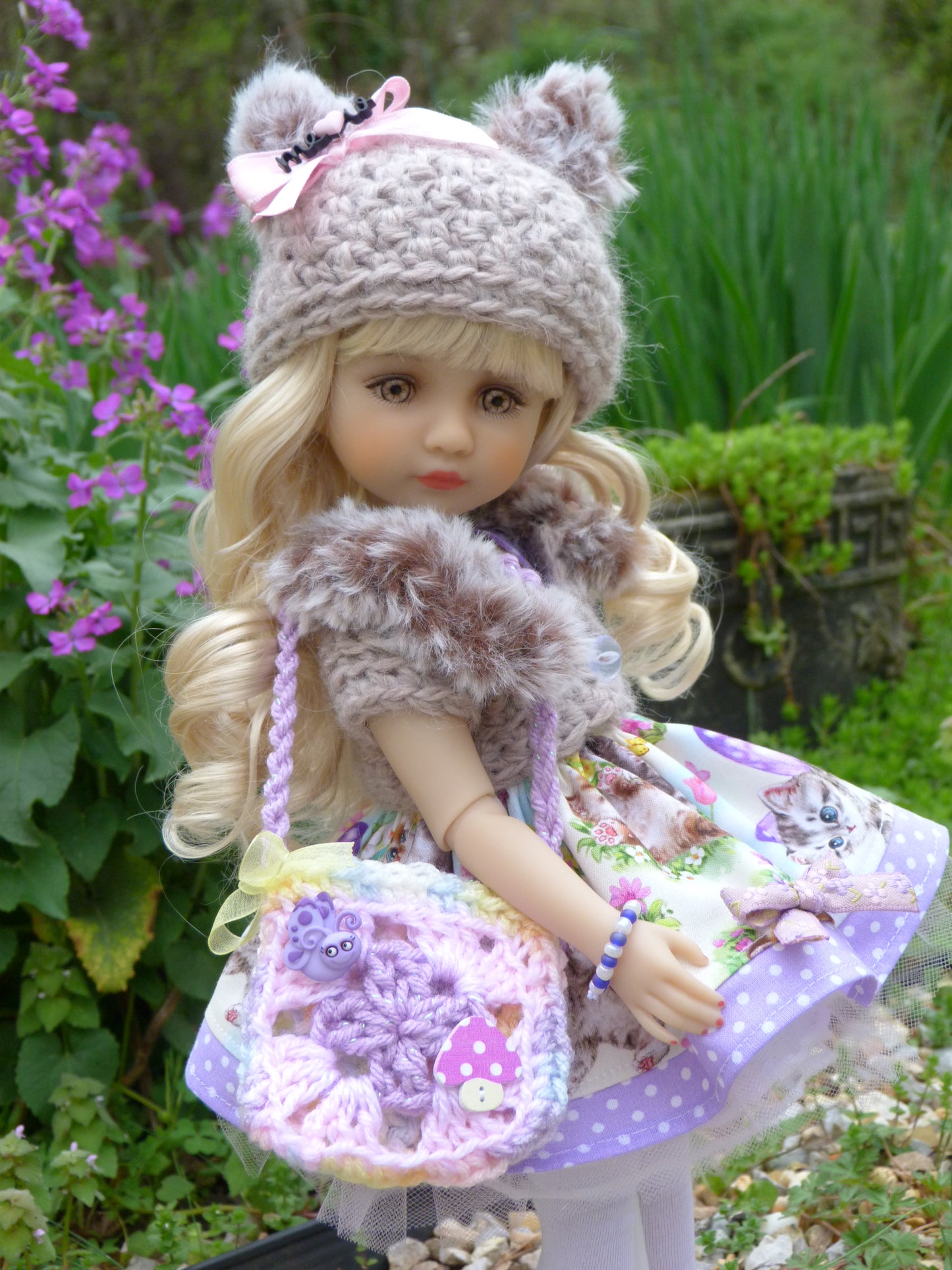 Spring Kitten Outfit Handmade to fit 14.5 Inch Ruby Red Fashion Friends Doll