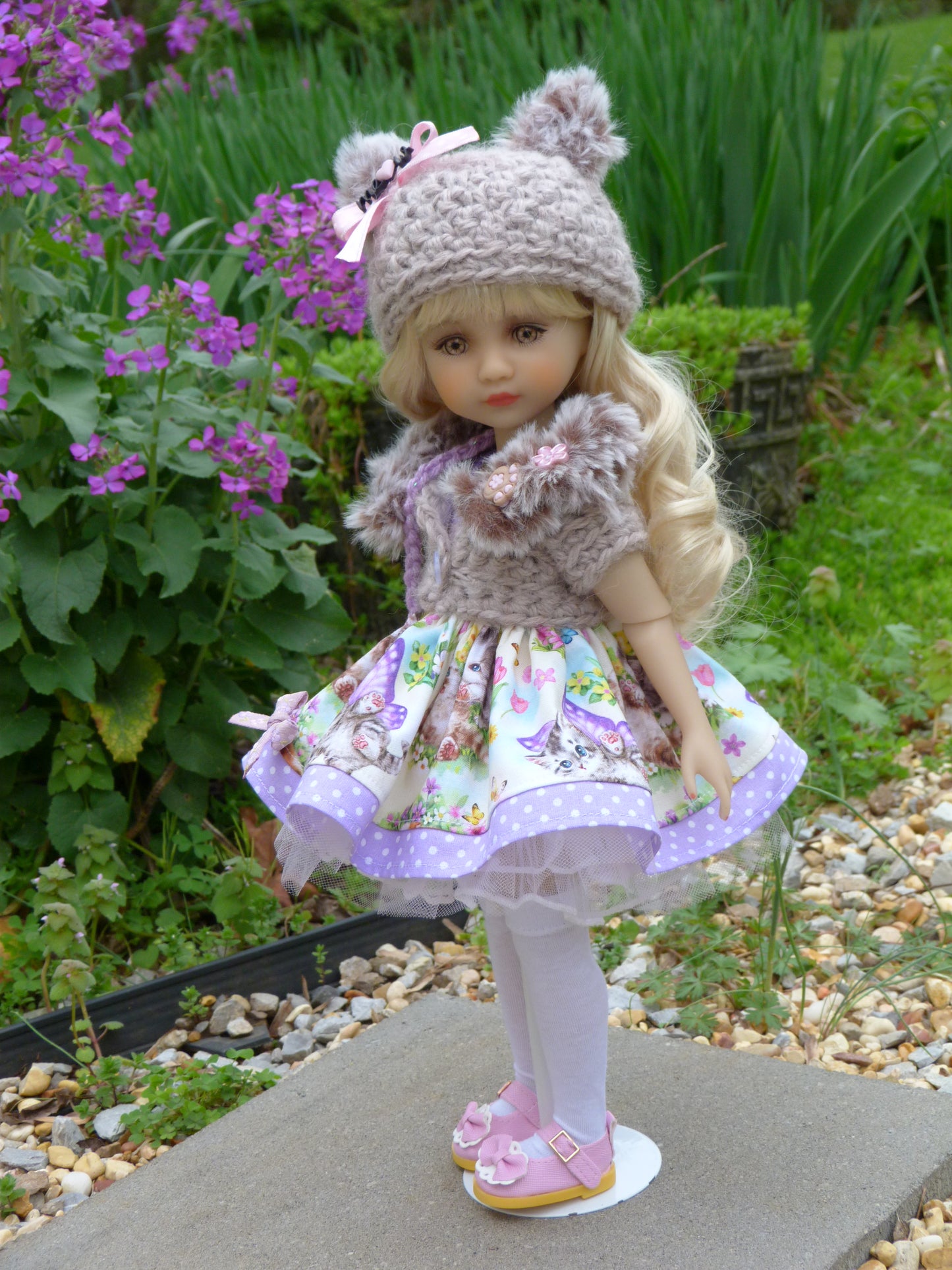 Spring Kitten Outfit Handmade to fit 14.5 Inch Ruby Red Fashion Friends Doll