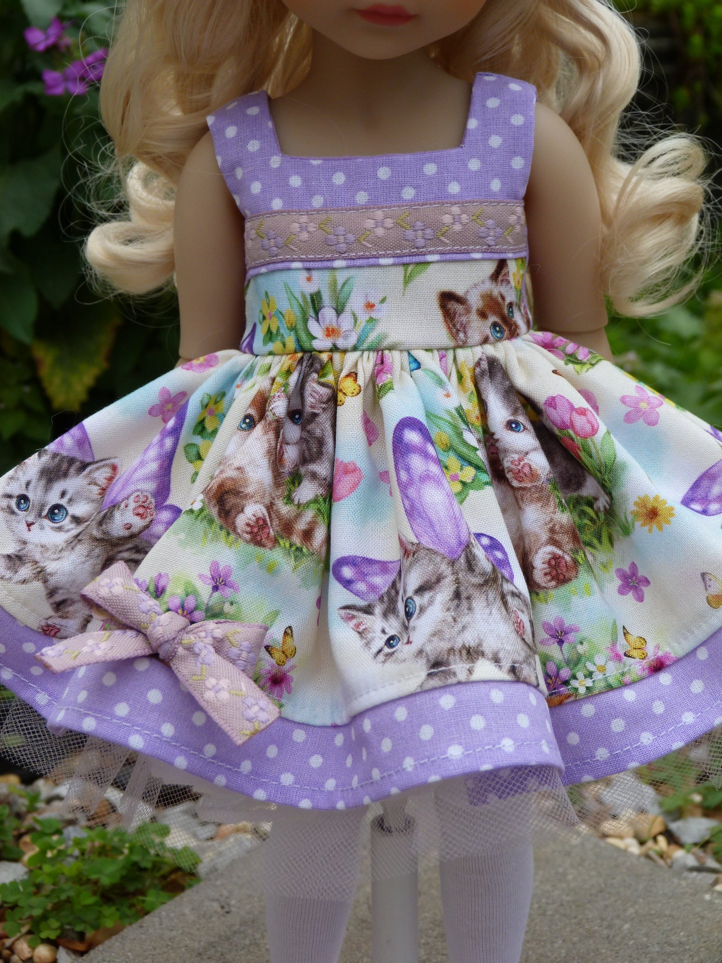 Spring Kitten Outfit Handmade to fit 14.5 Inch Ruby Red Fashion Friends Doll