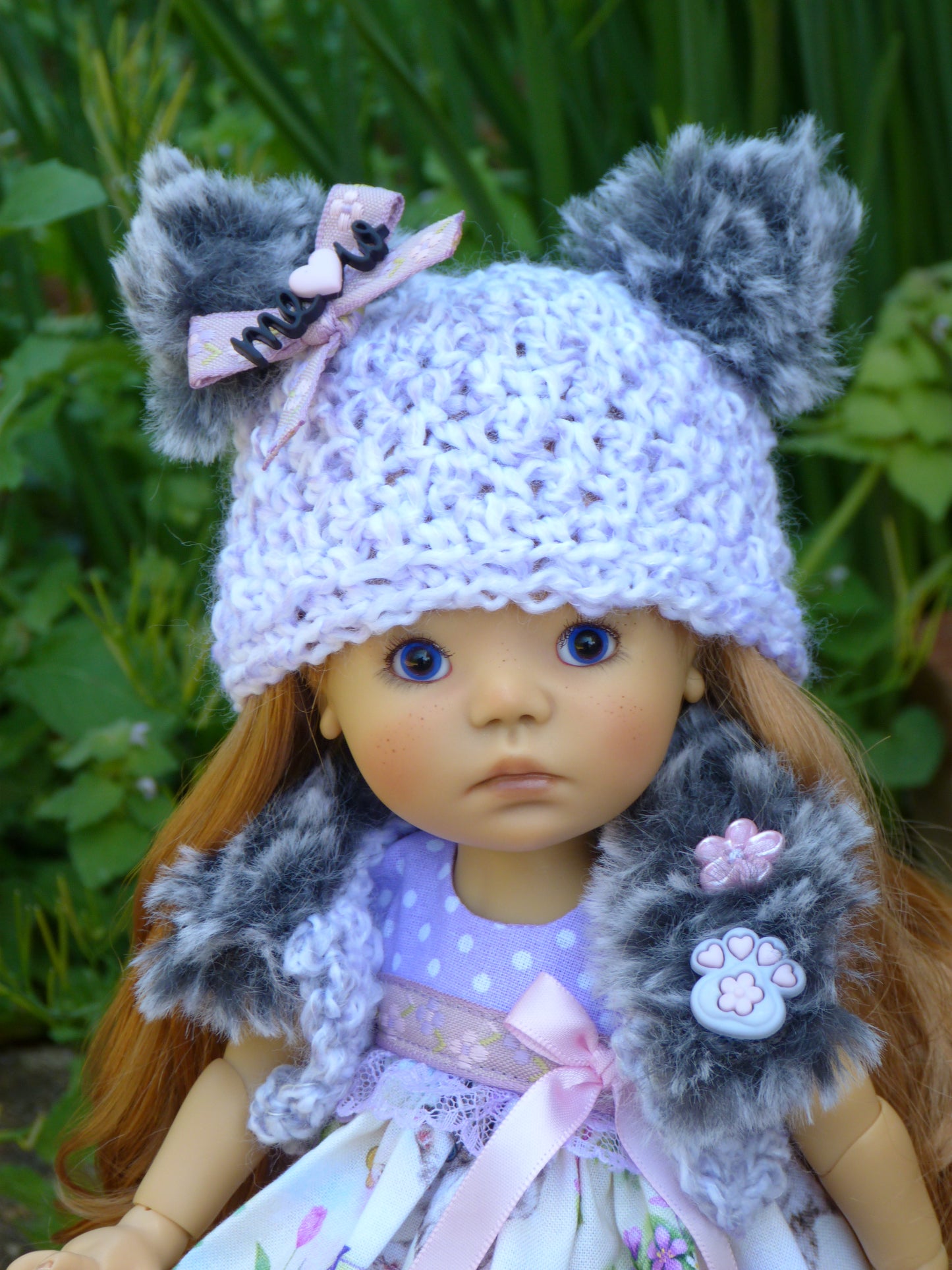 Spring Kitten Outfit Handmade to fit 11 Inch Dumpling Meadowdoll