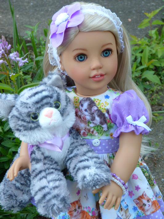 Spring Kitten Ensemble for 18 Inch American Doll
