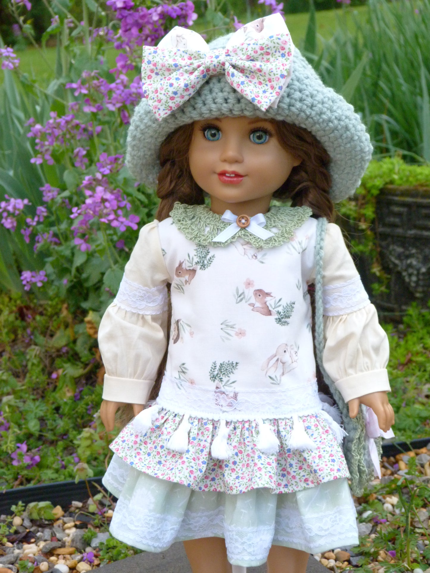 Spring Babies Ensemble for 18 Inch American Doll