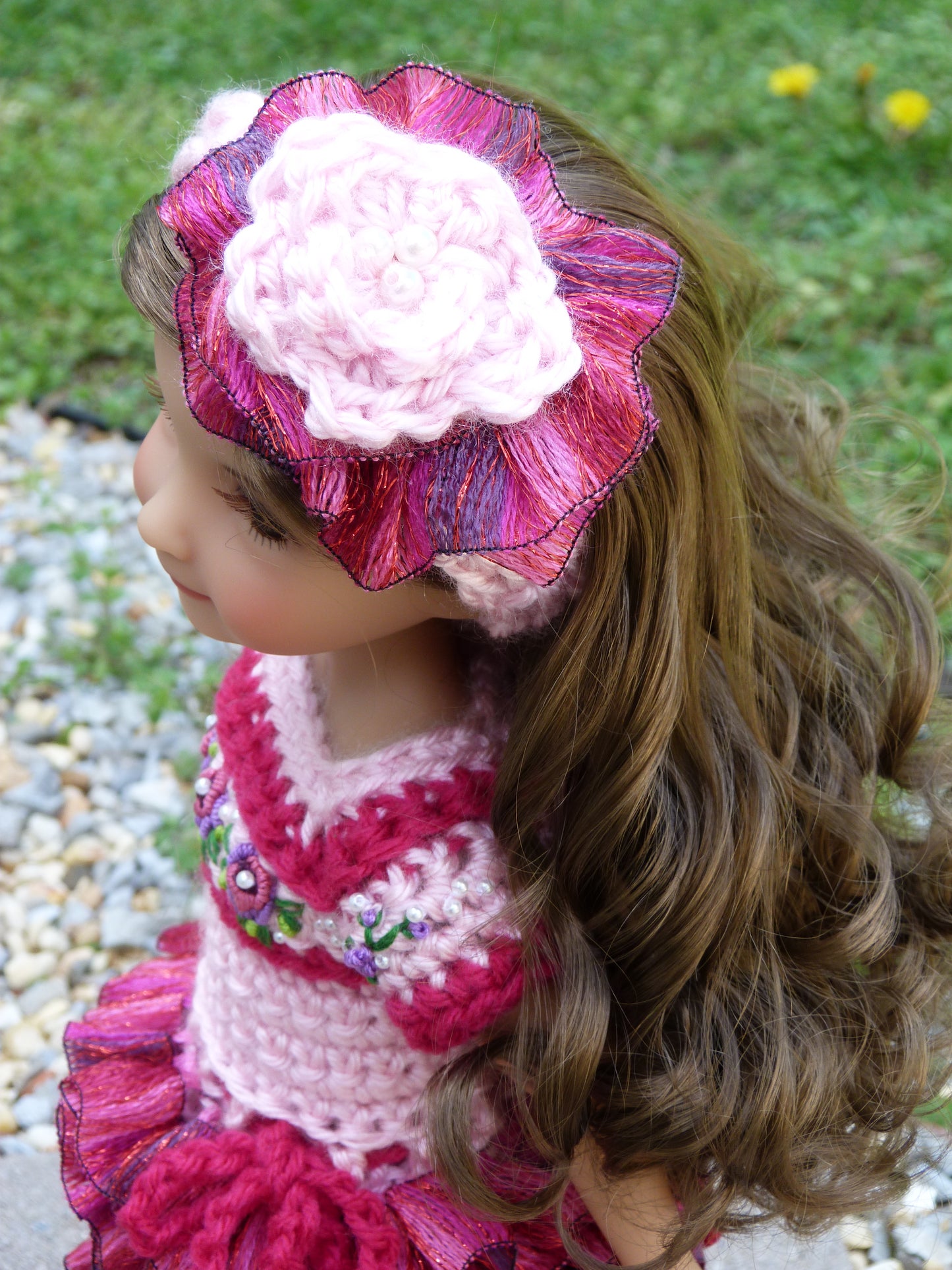 Spring Rose Outfit Handmade to fit 14.5 Inch Ruby Red Fashion Friends Doll