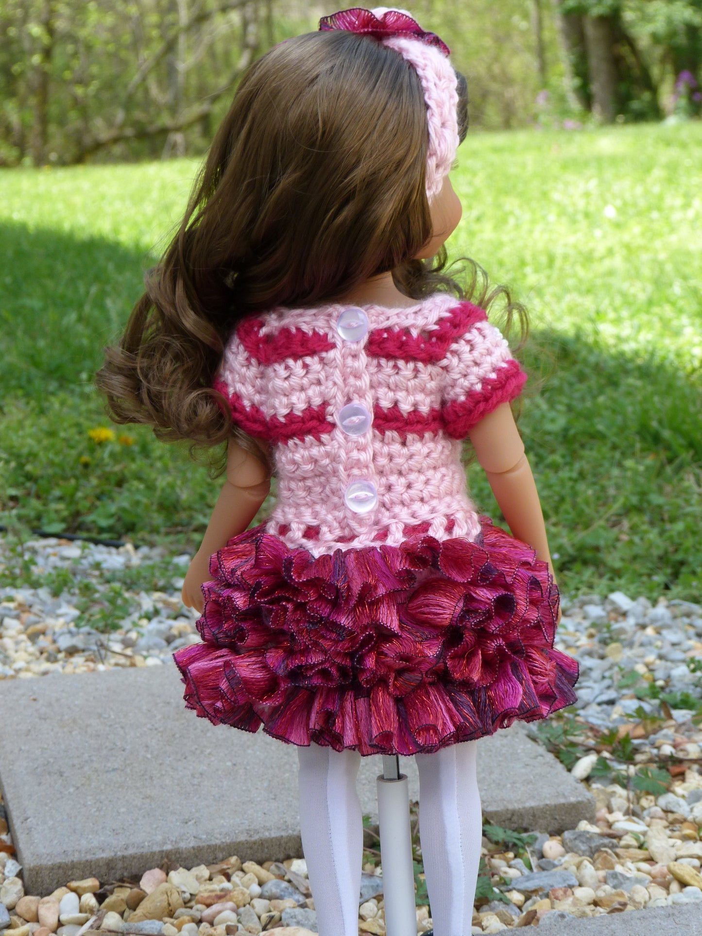 Spring Rose Outfit Handmade to fit 14.5 Inch Ruby Red Fashion Friends Doll