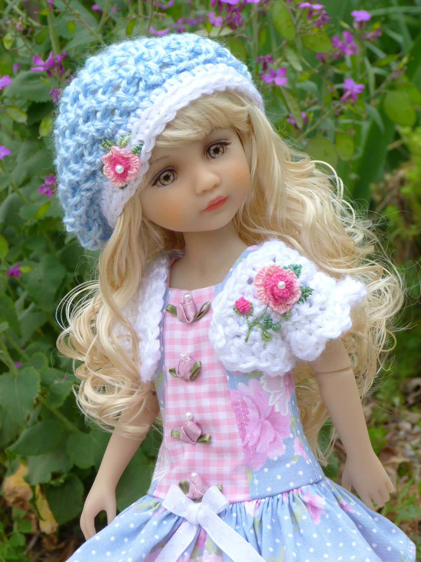 Spring Rose Outfit Handmade to fit 14.5 Inch Ruby Red Fashion Friends Doll