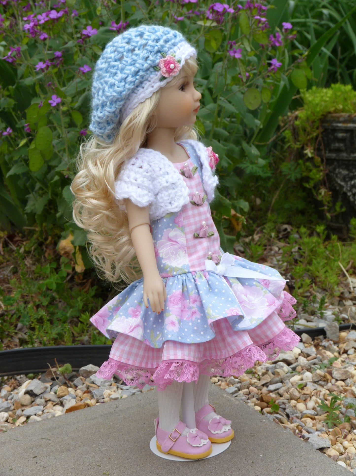 Spring Rose Outfit Handmade to fit 14.5 Inch Ruby Red Fashion Friends Doll