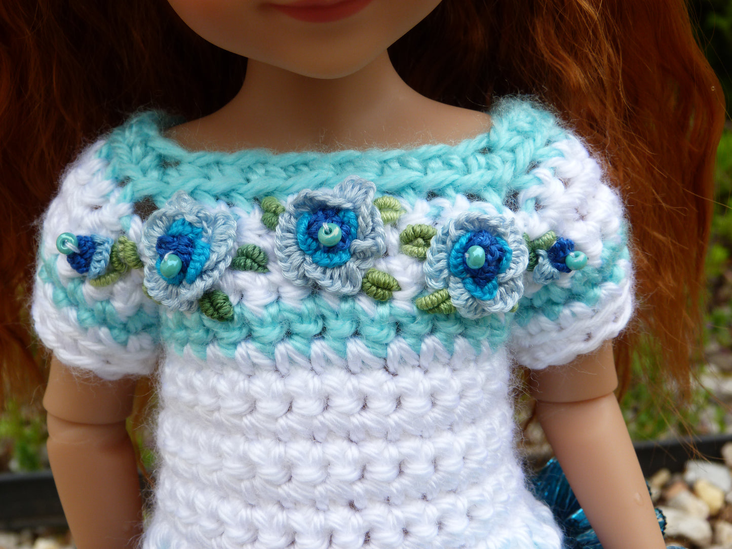 Seaside Rose Outfit Handmade to fit 14.5 Inch Ruby Red Fashion Friends Doll
