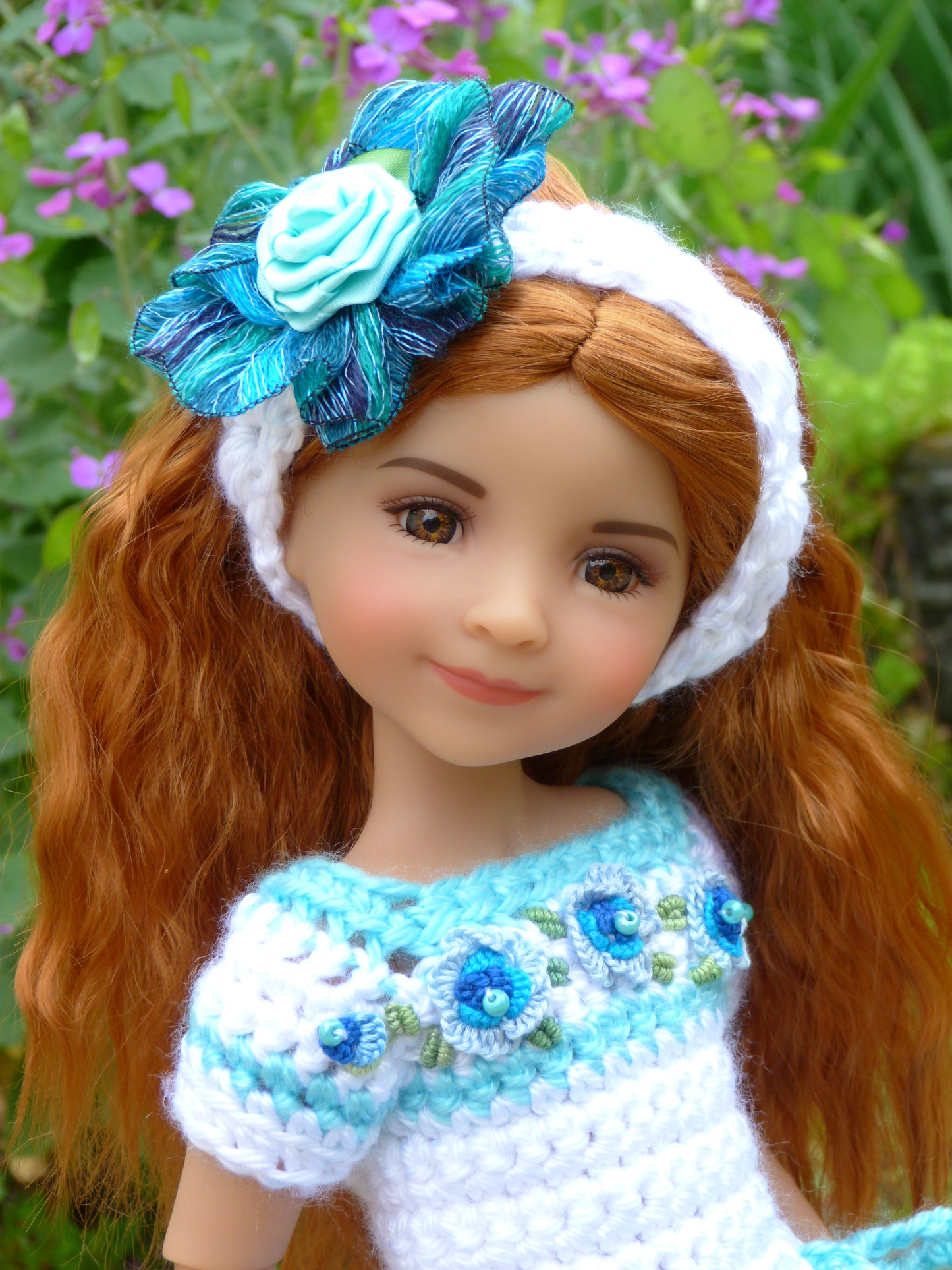Seaside Rose Outfit Handmade to fit 14.5 Inch Ruby Red Fashion Friends Doll