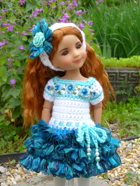 Seaside Rose Outfit Handmade to fit 14.5 Inch Ruby Red Fashion Friends Doll