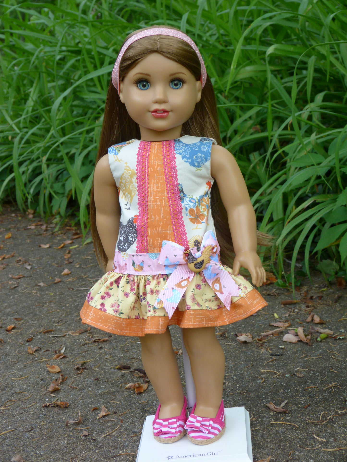 Spring Chicken Outfit for 18 Inch Doll