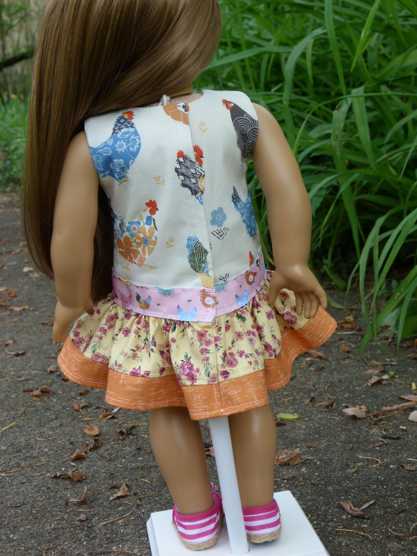 Spring Chicken Outfit for 18 Inch Doll