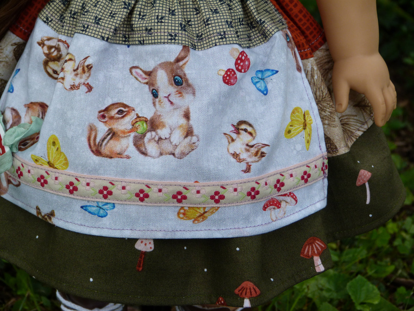 Summer Forest Outfit for 18 Inch Doll