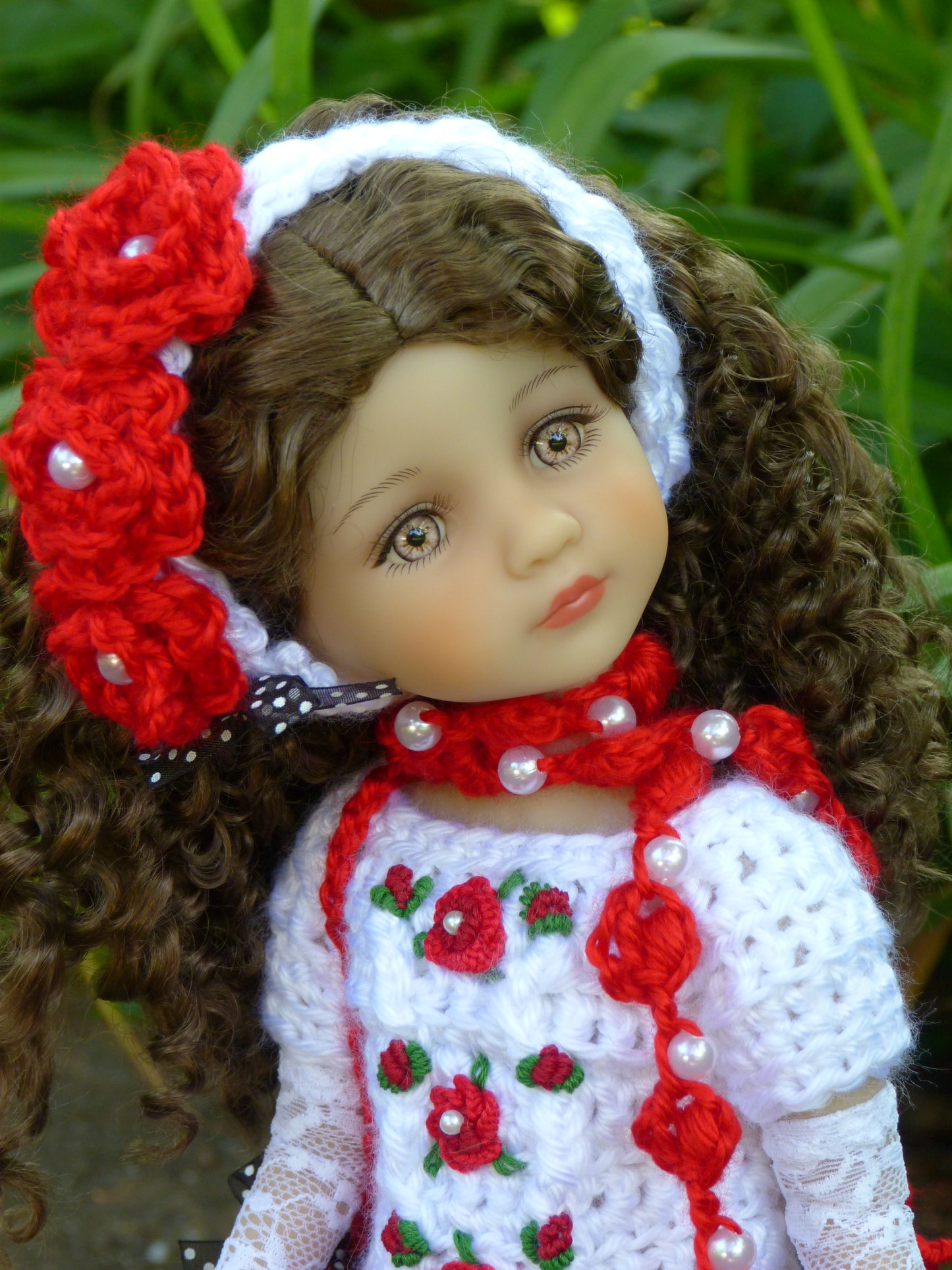 Rambling Rose Outfit Handmade to fit 14.5 Inch Ruby Red Fashion Friends Doll