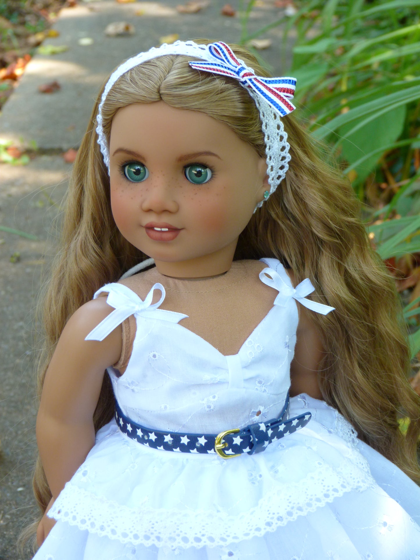 Patriotic Outfit Handmade to fit 18 Inch American Doll