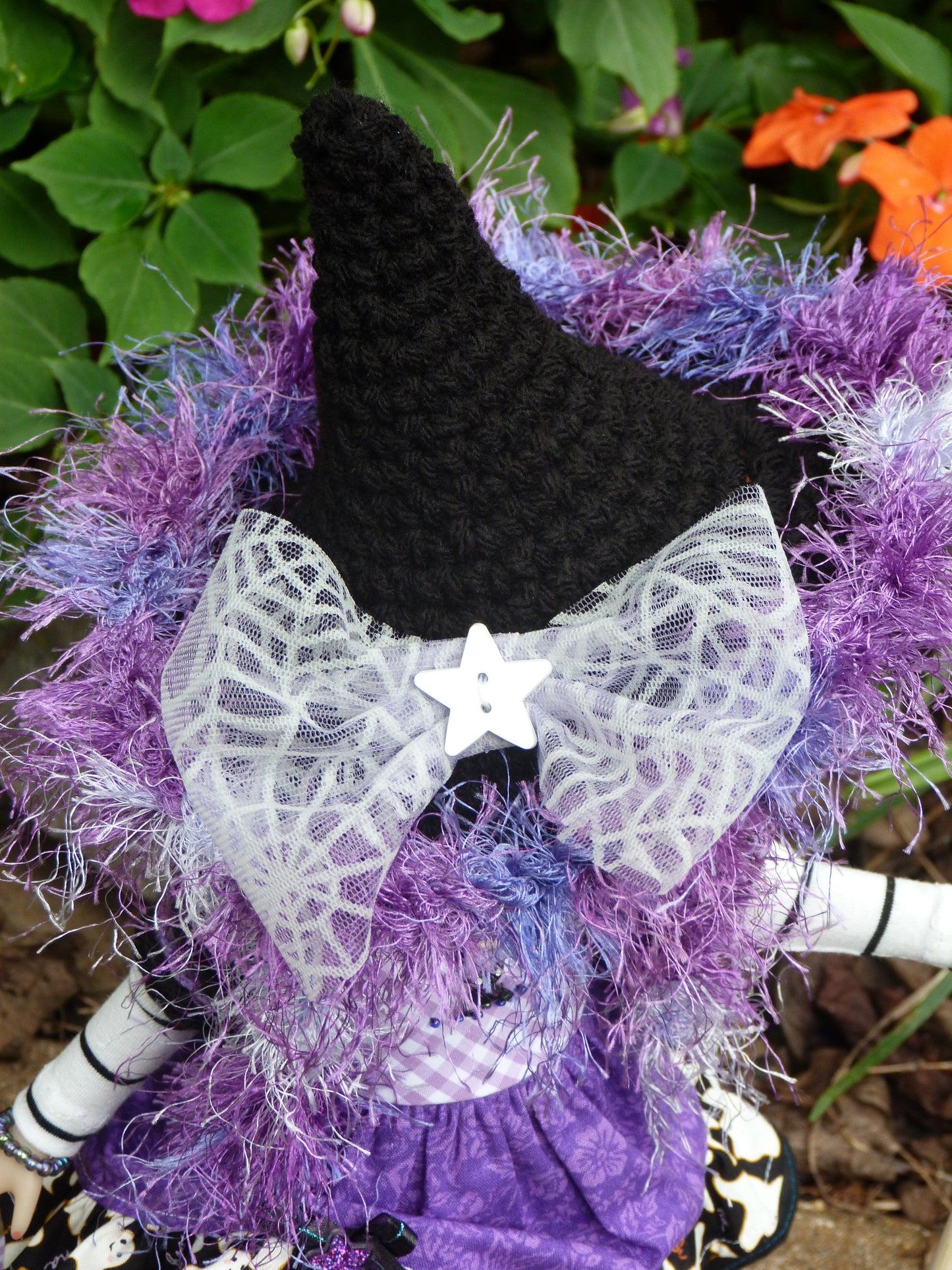 Ghostly Halloween Witch Outfit Handmade to fit Ruby Red Fashion Friends Doll