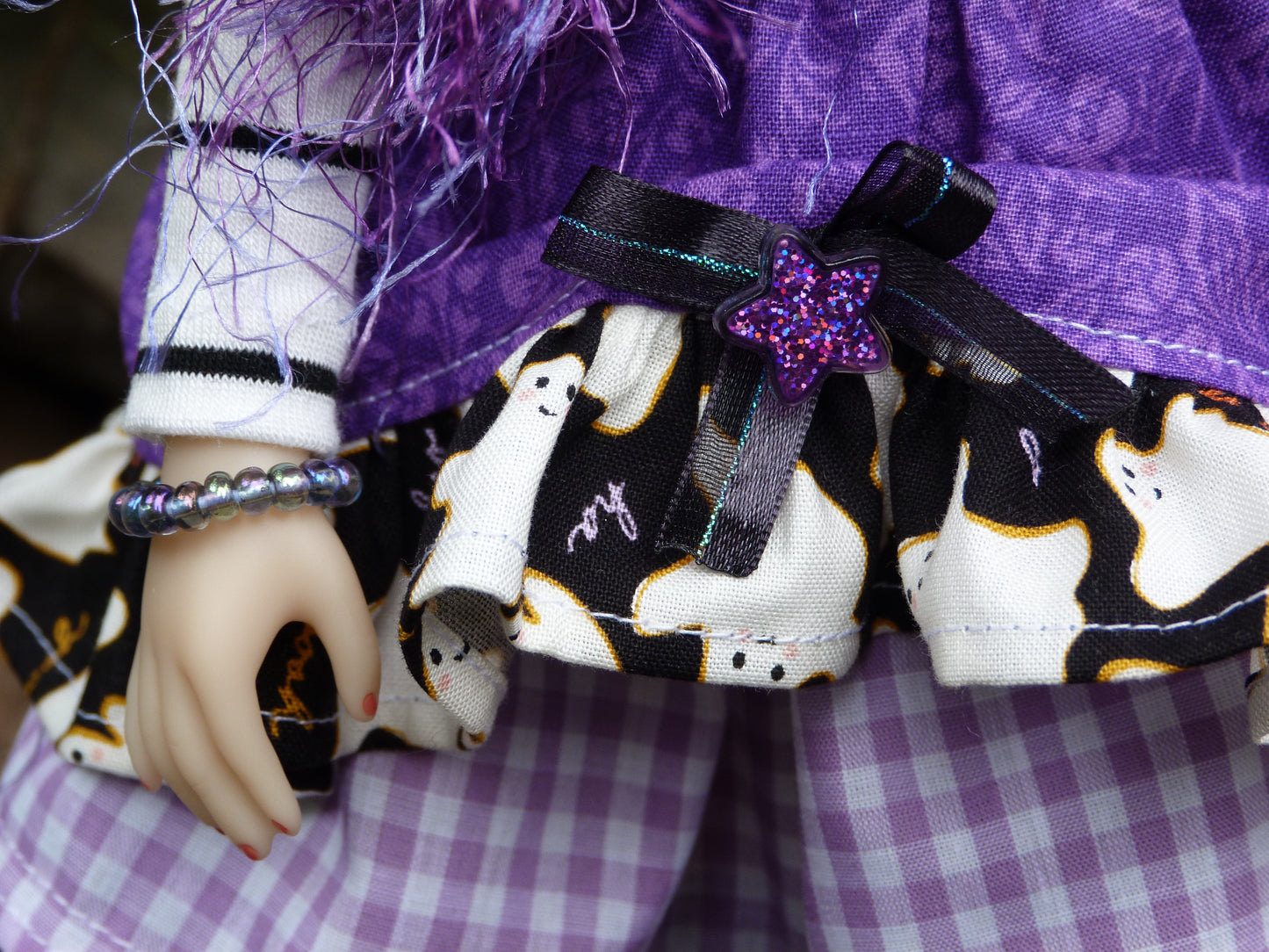 Ghostly Halloween Witch Outfit Handmade to fit Ruby Red Fashion Friends Doll