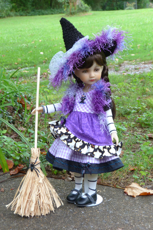 Ghostly Halloween Witch Outfit Handmade to fit Ruby Red Fashion Friends Doll