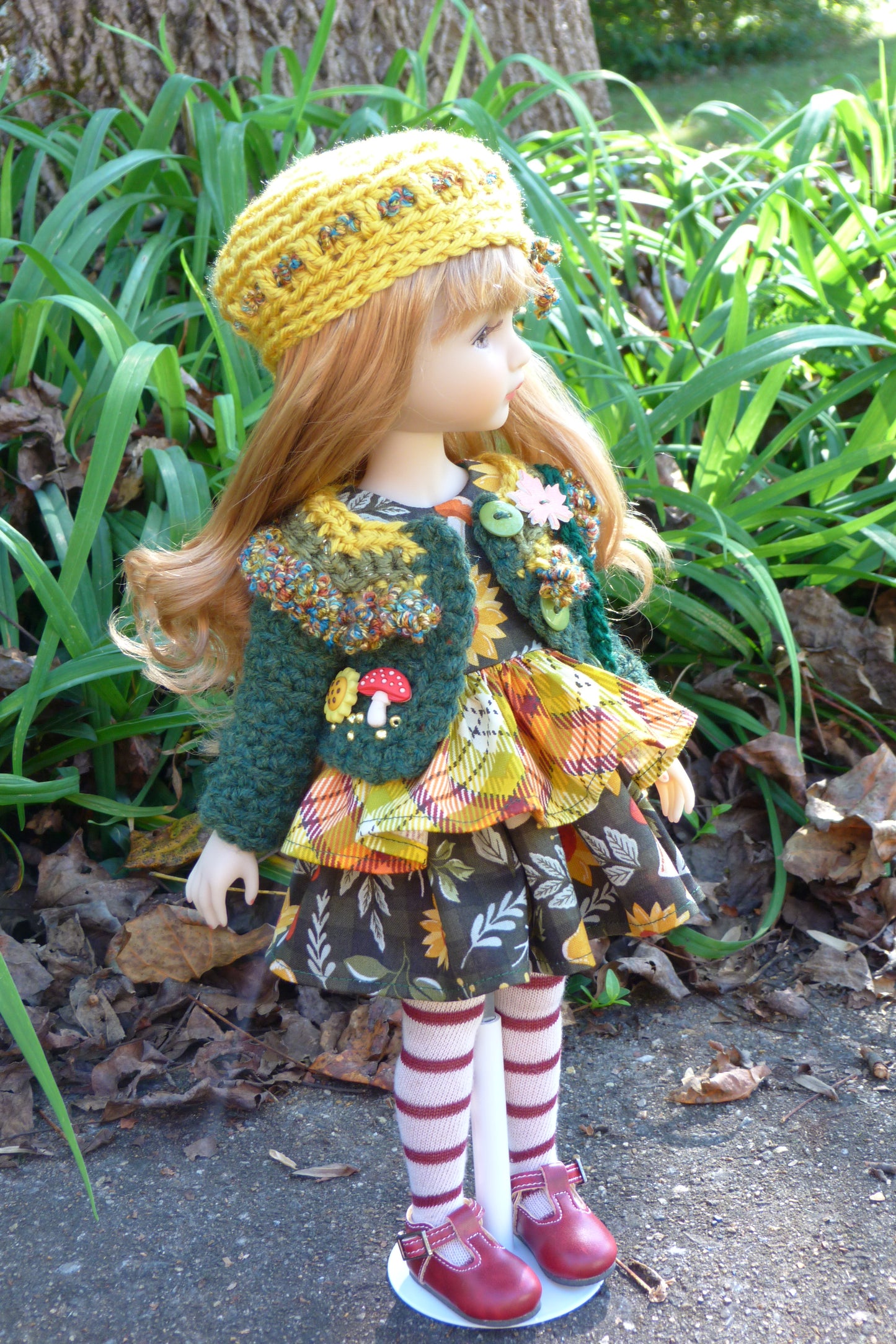 Fall Forest Outfit - Handmade to fit Ruby Red Fashion Friends Doll - Autumn Ensemble