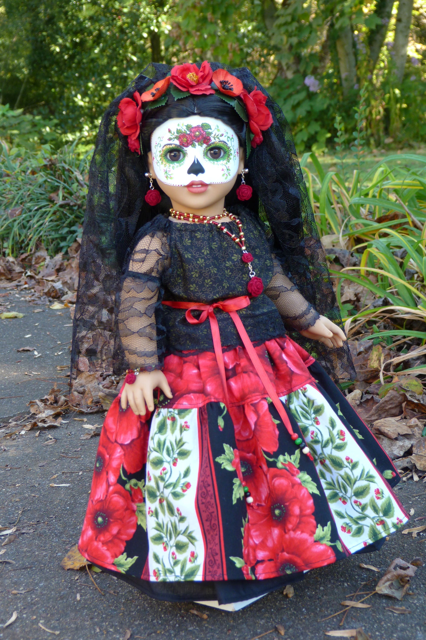OOAK Day of the Dead American Girl Doll - Esmeralda