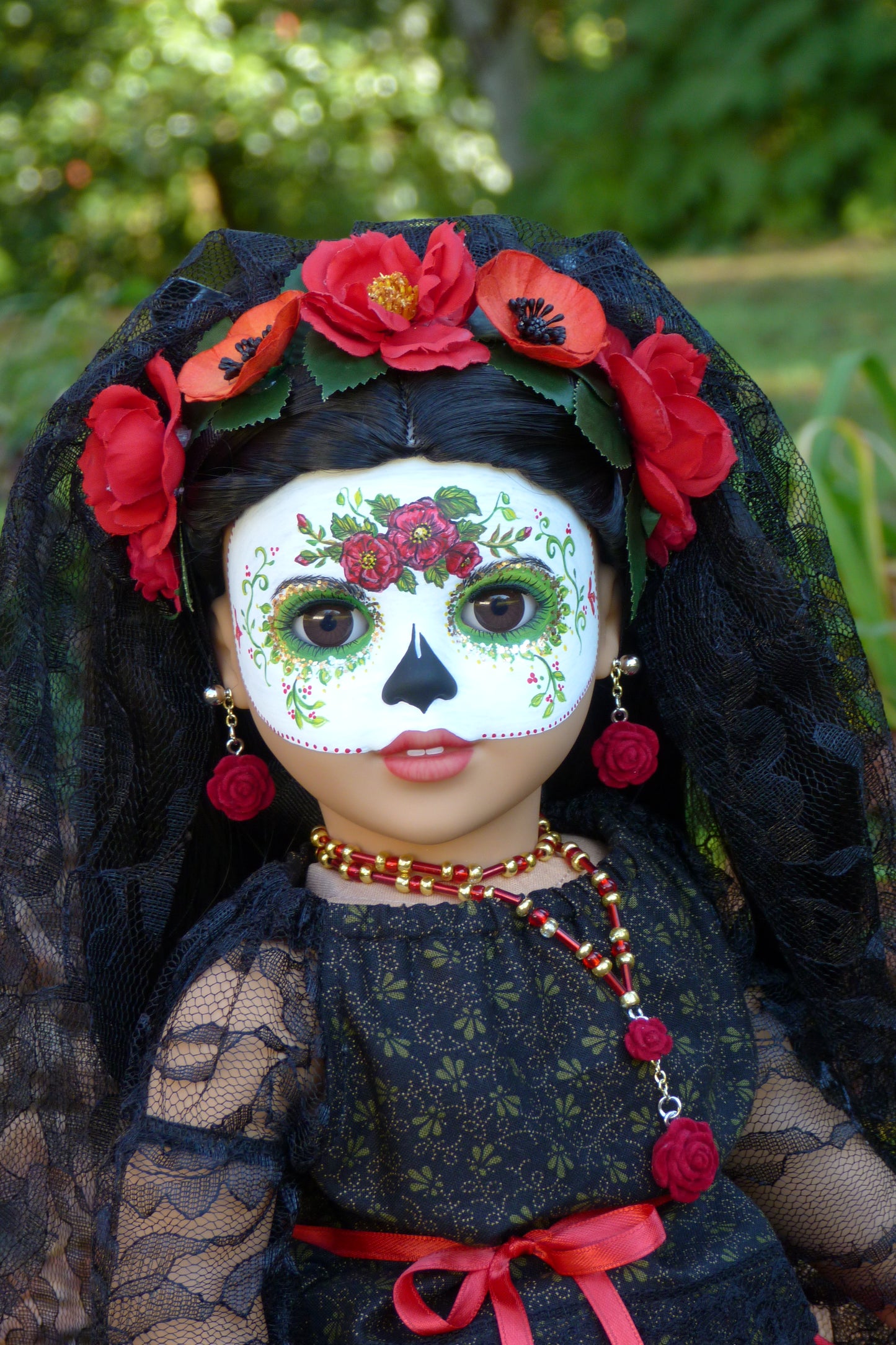 OOAK Day of the Dead American Girl Doll - Esmeralda