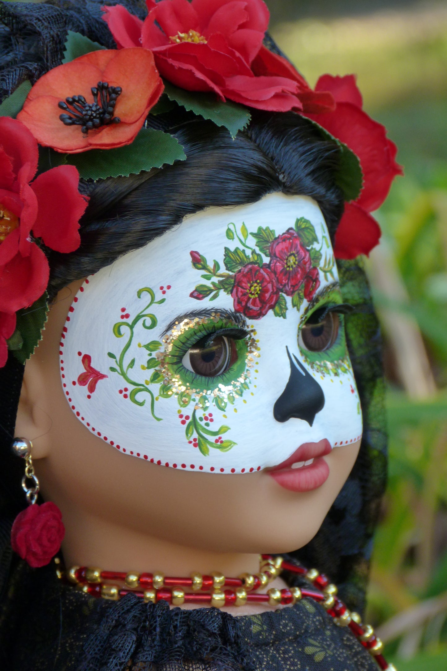 OOAK Day of the Dead American Girl Doll - Esmeralda