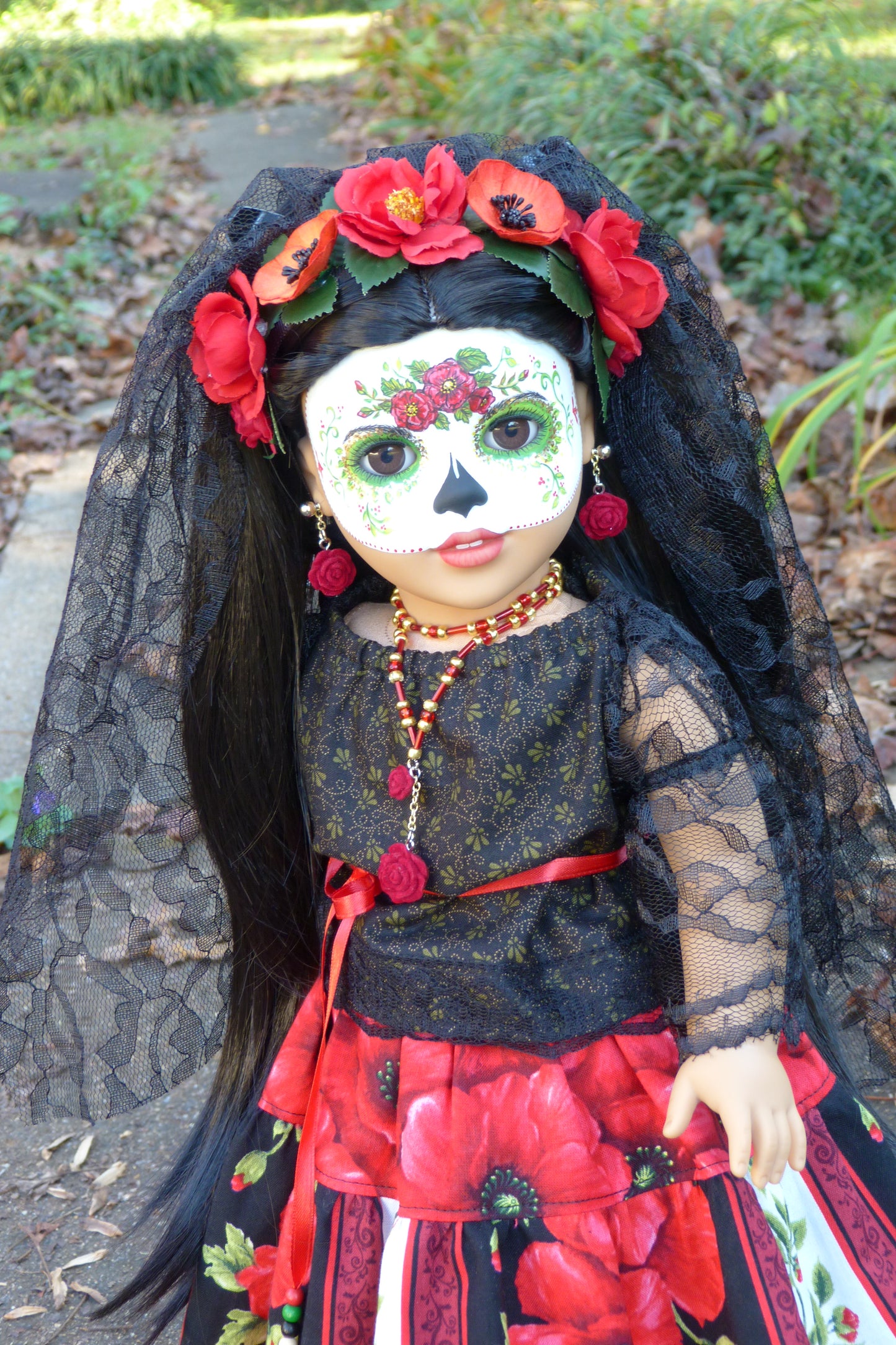 OOAK Day of the Dead American Girl Doll - Esmeralda