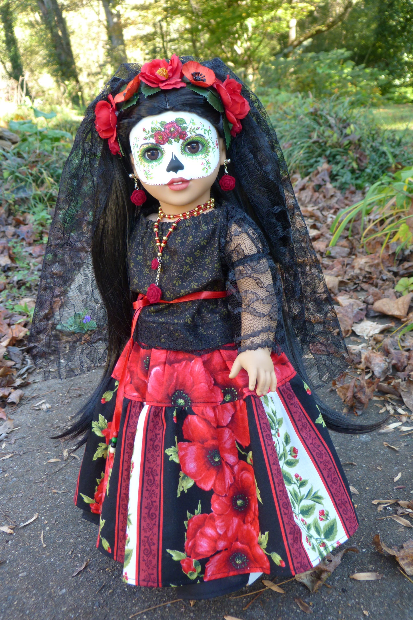 OOAK Day of the Dead American Girl Doll - Esmeralda