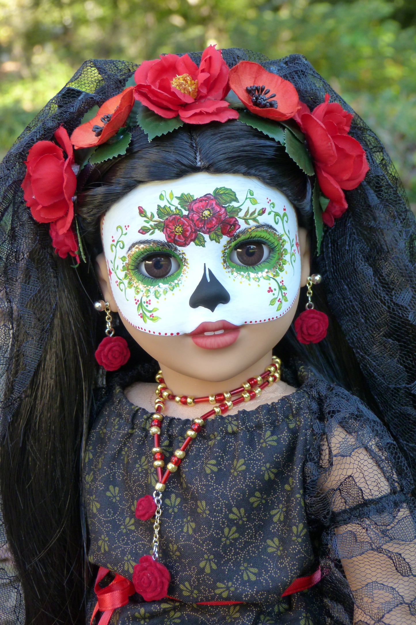 OOAK Day of the Dead American Girl Doll - Esmeralda