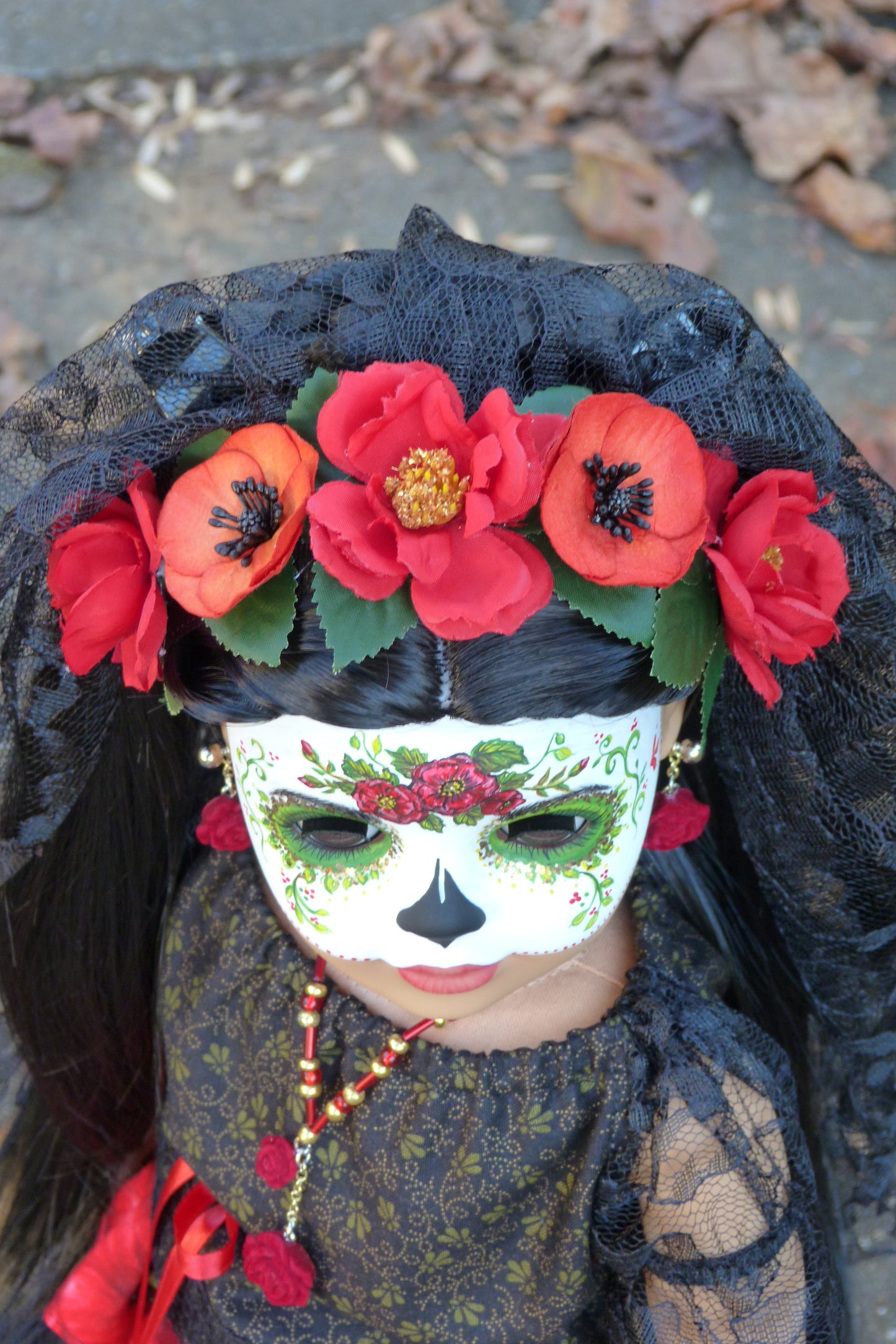 OOAK Day of the Dead American Girl Doll - Esmeralda