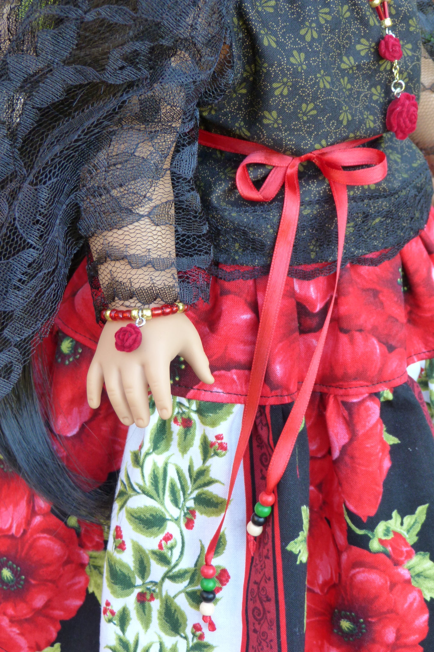 OOAK Day of the Dead American Girl Doll - Esmeralda